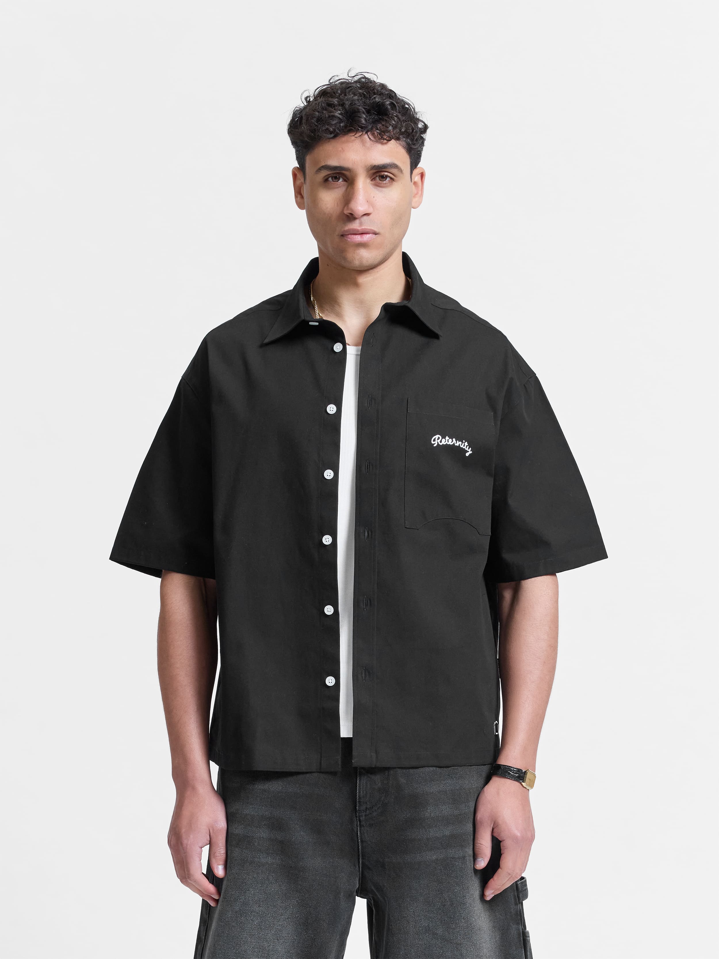 LE PROGRES SHIRT - BLACK - Image 3