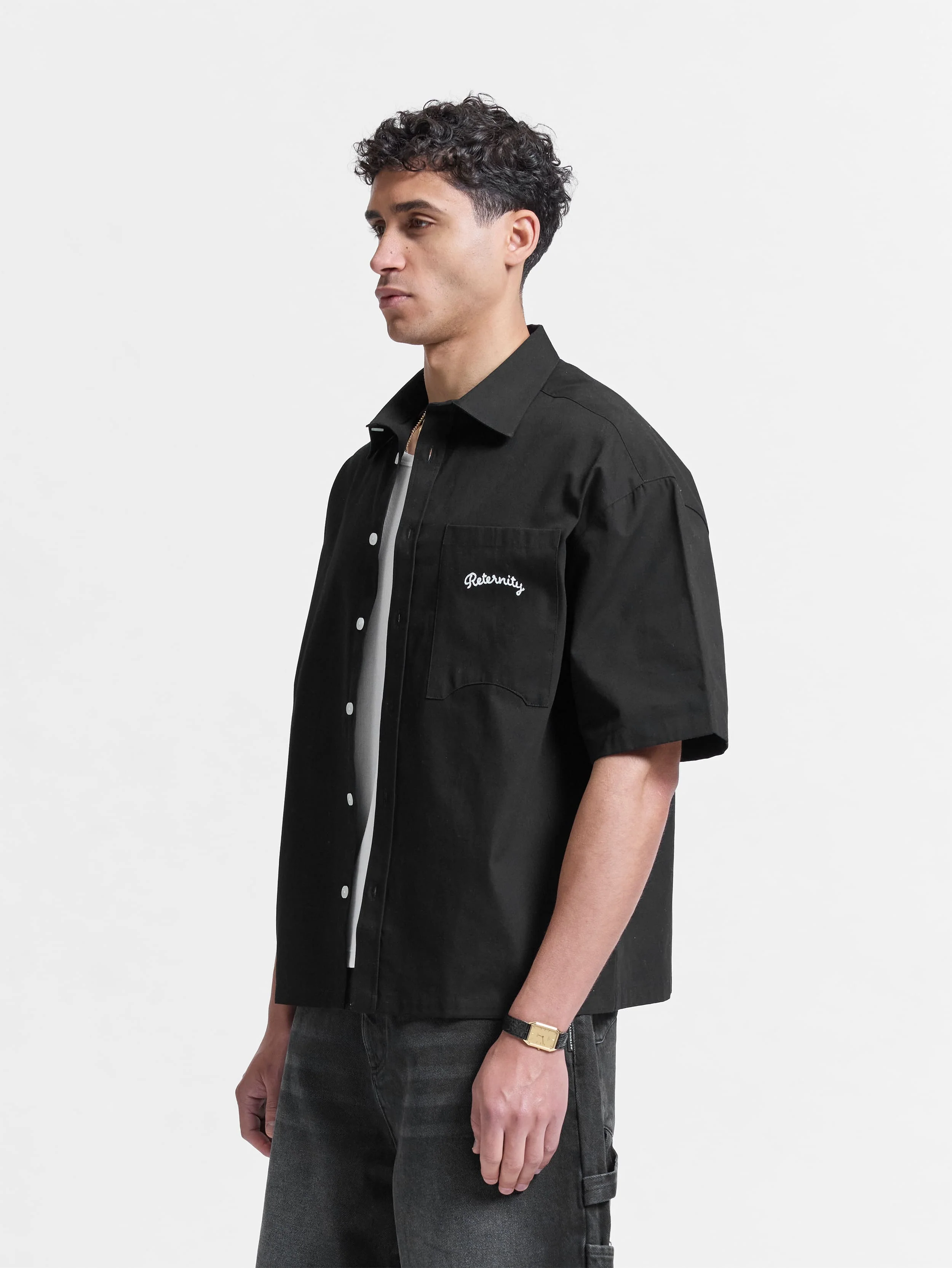 LE PROGRES SHIRT - BLACK - Image 4