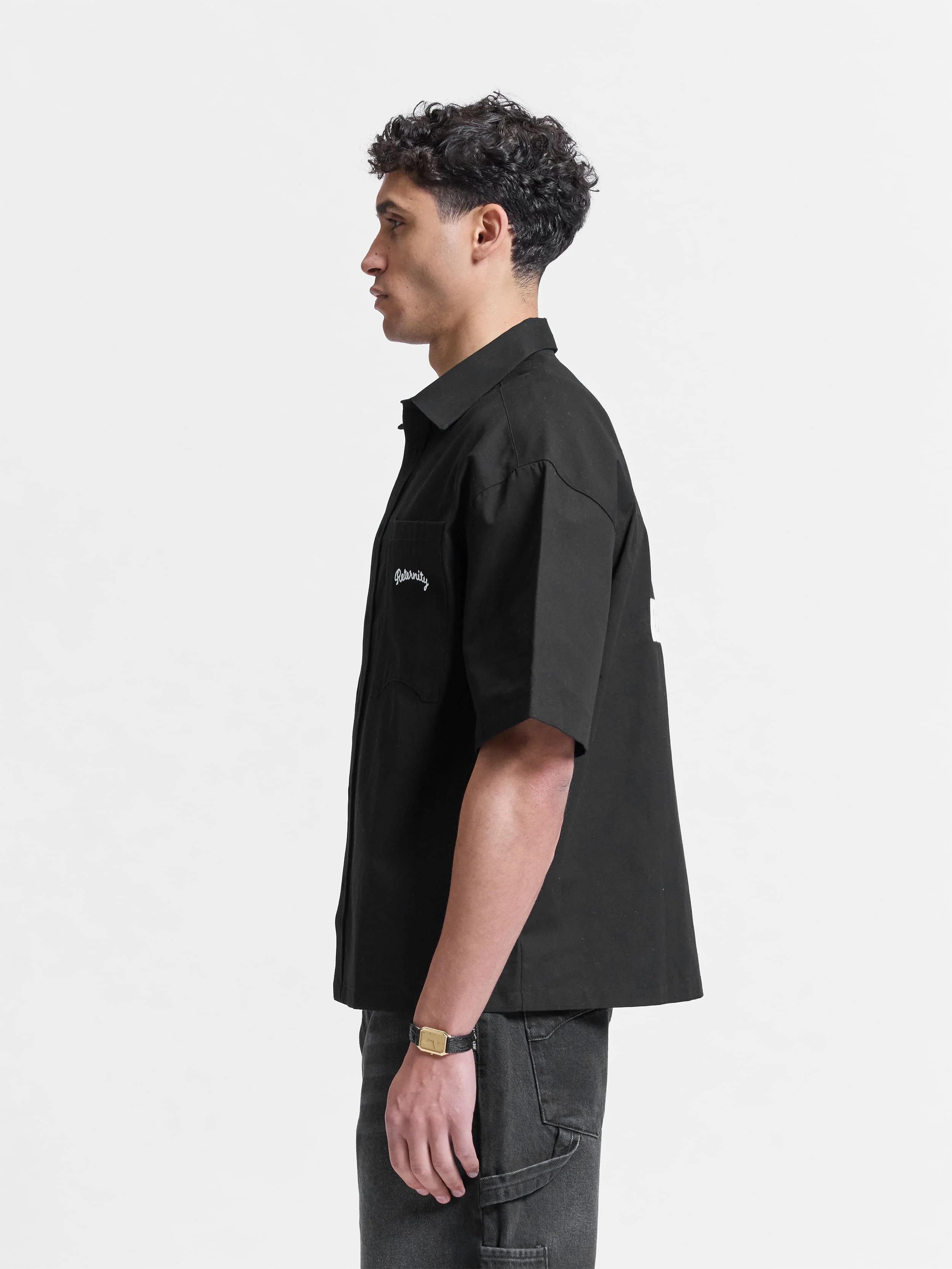 LE PROGRES SHIRT - BLACK - Image 5