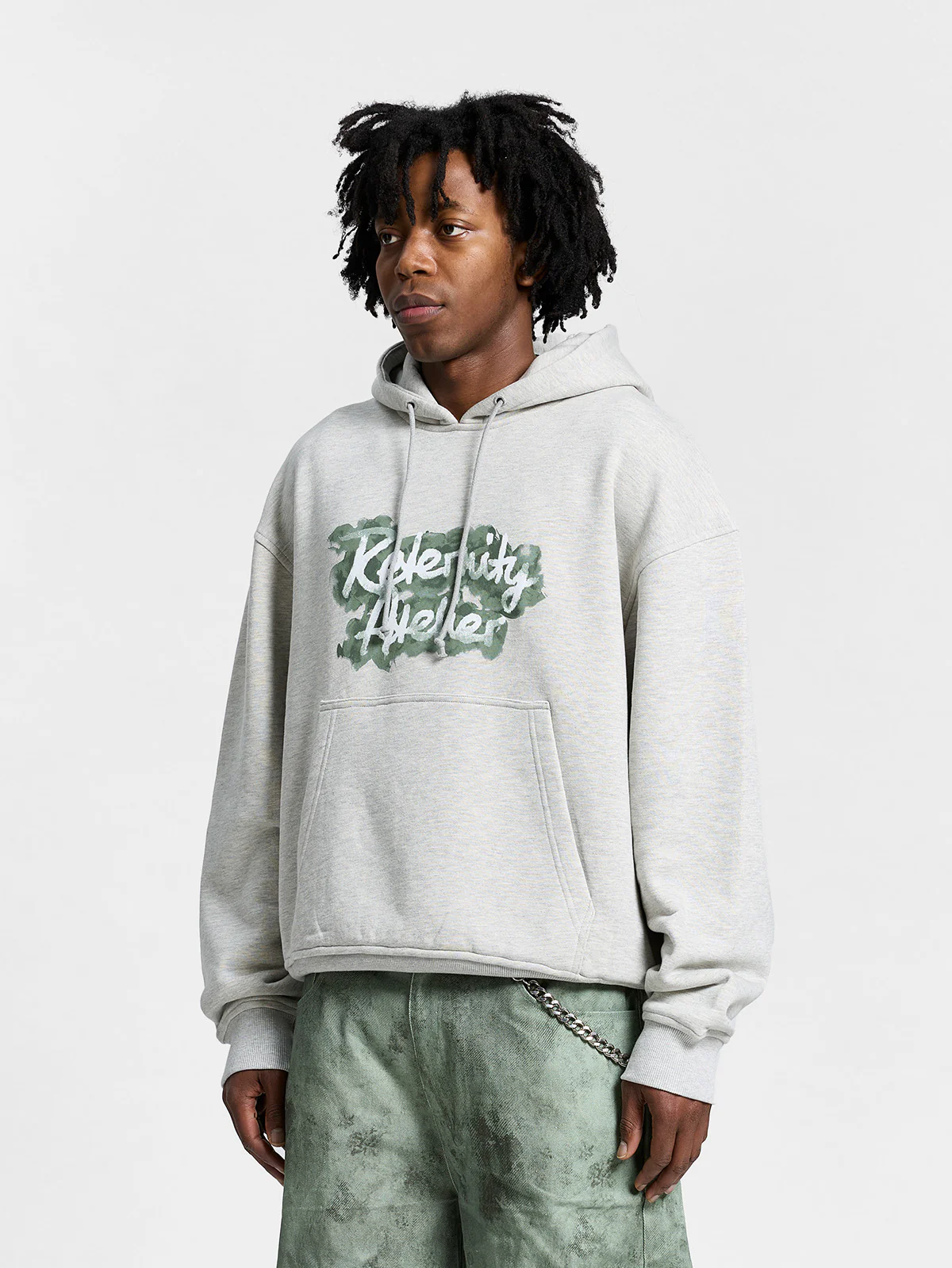 LE VERNIS HOODIE - MELANGE GREY - Image 3