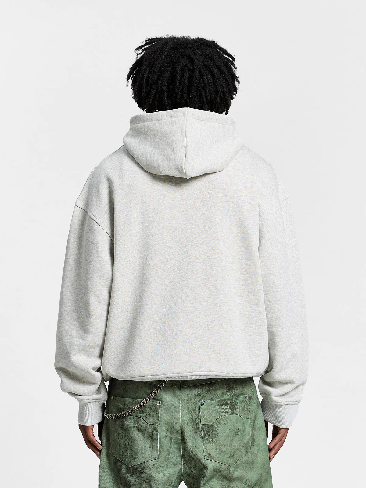 LE VERNIS HOODIE - MELANGE GREY - Image 5
