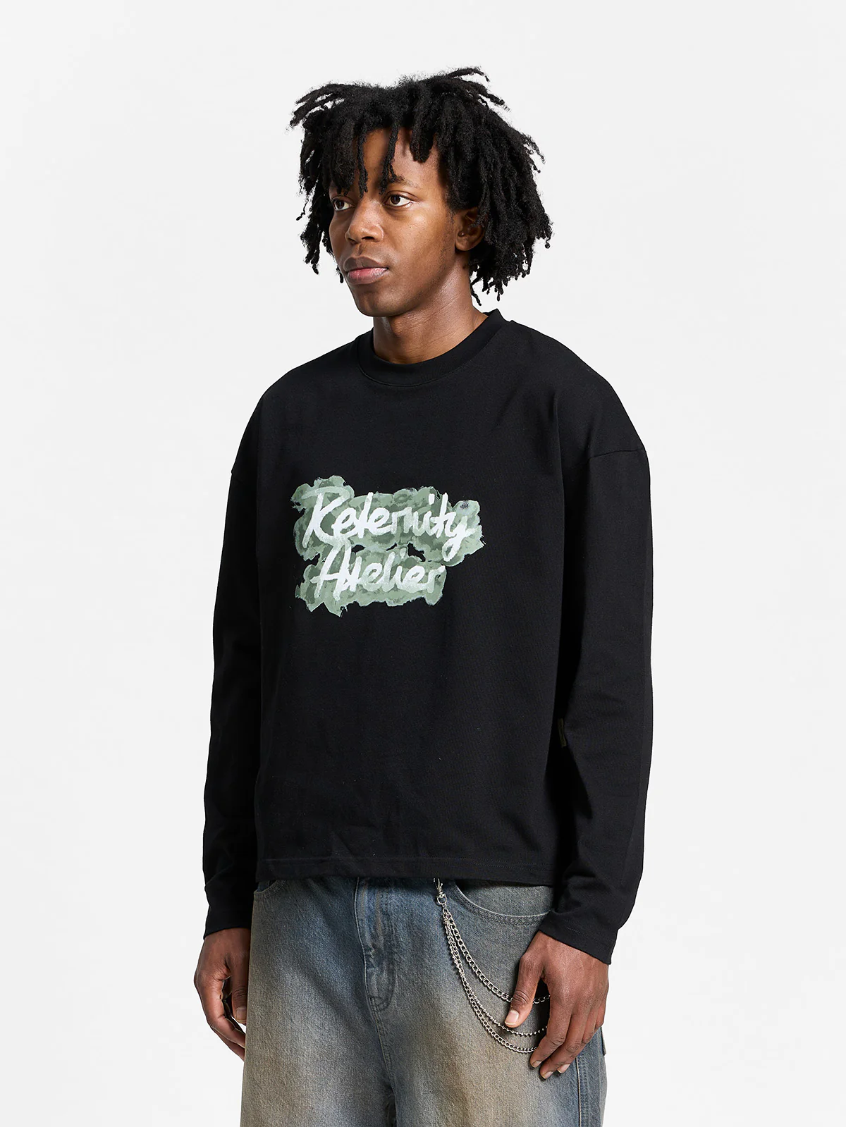 LE VERNIS LONGSLEEVE - BLACK - Image 3