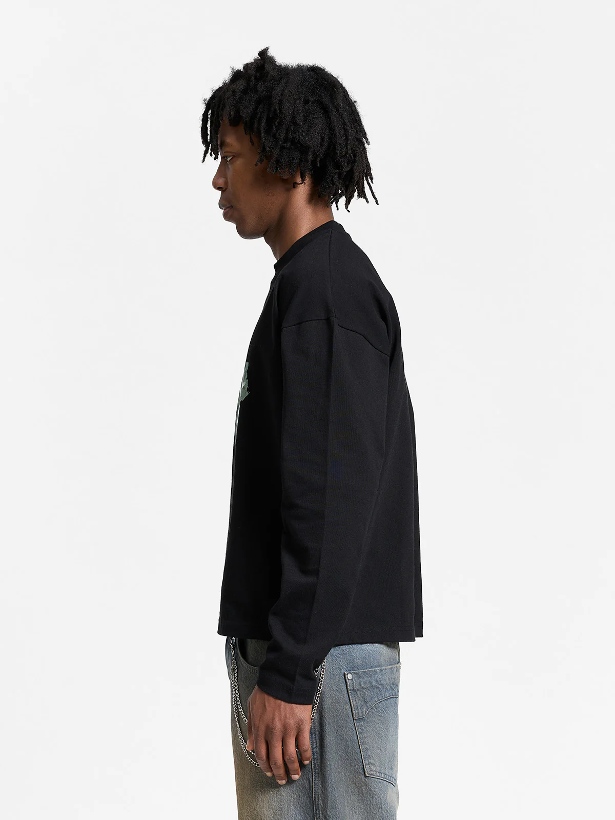 LE VERNIS LONGSLEEVE - BLACK - Image 4