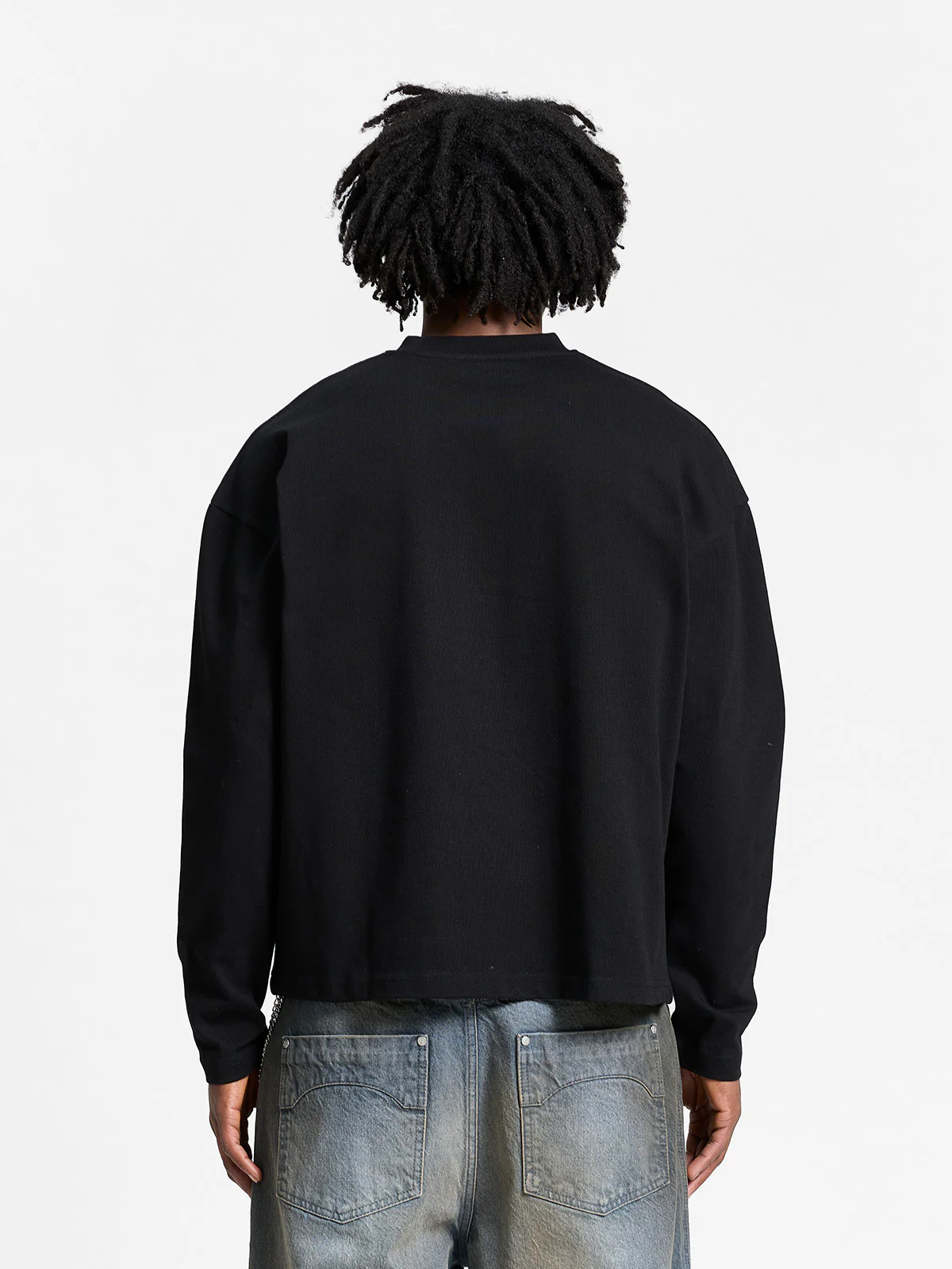 LE VERNIS LONGSLEEVE - BLACK - Image 5