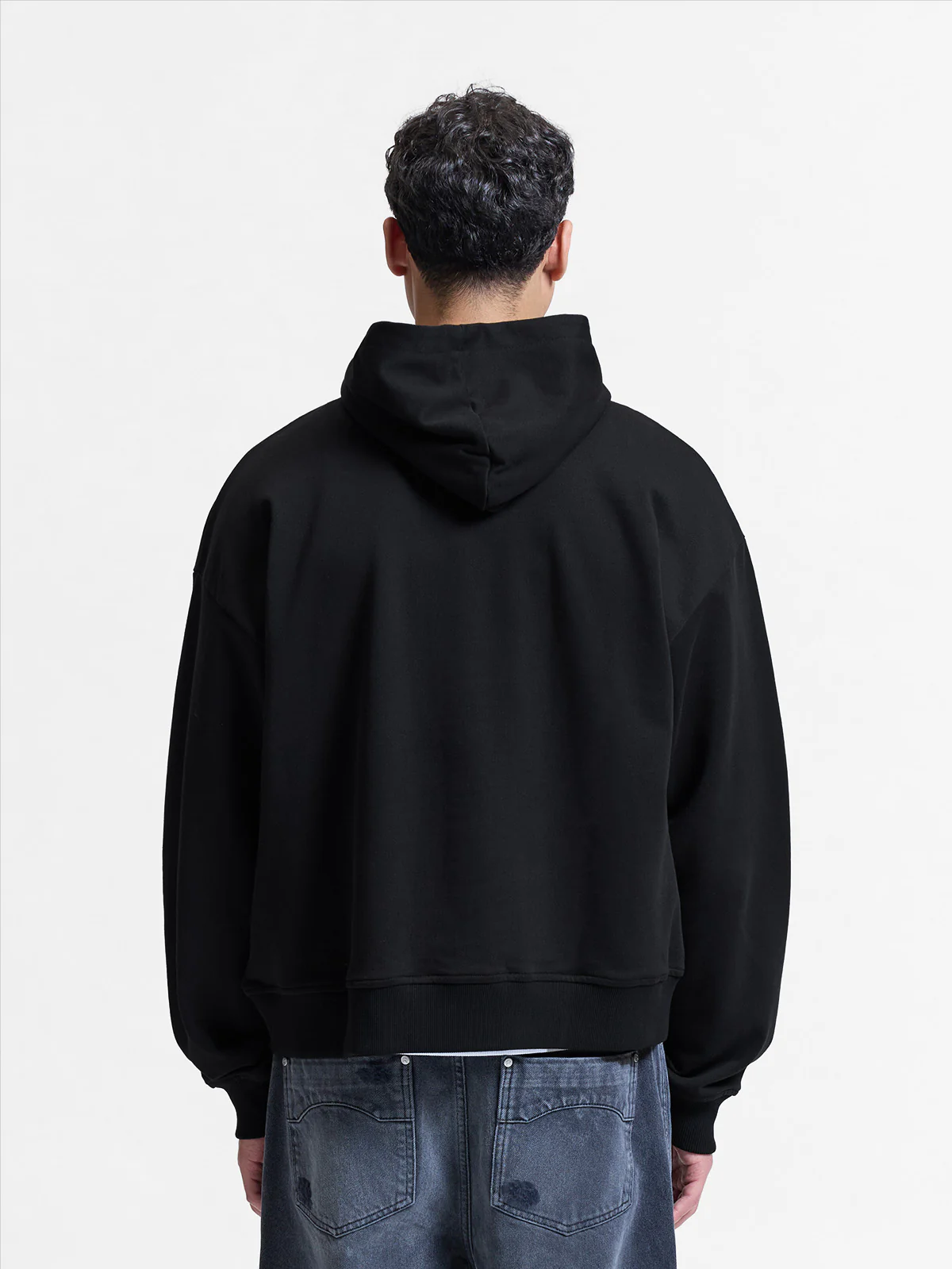 LOGO HOODIE - BLACK - Image 5