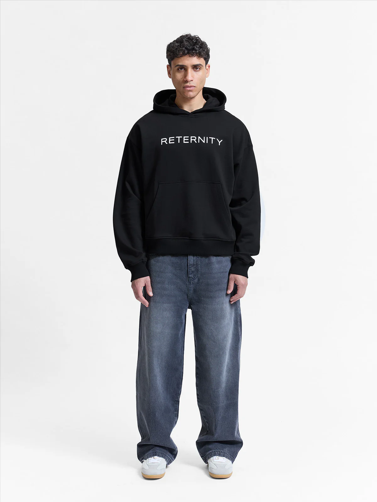LOGO HOODIE - BLACK - Image 6