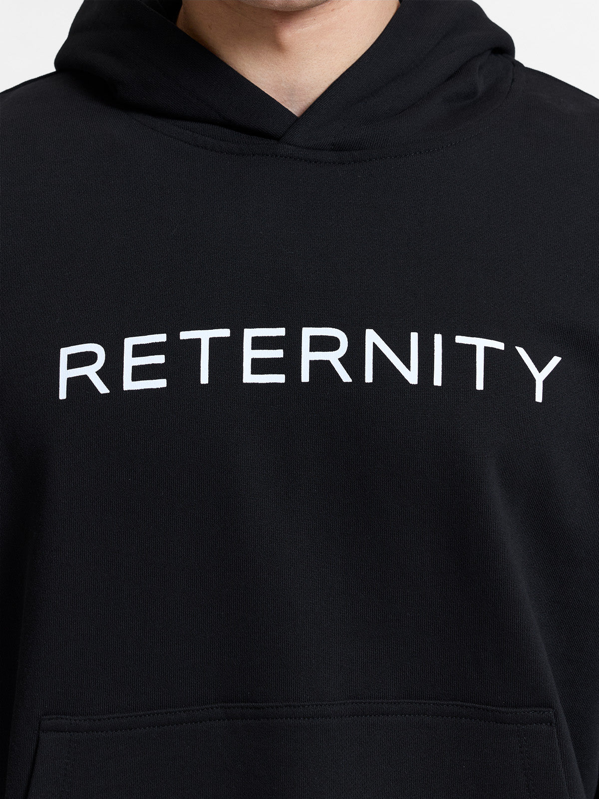 LOGO HOODIE - BLACK - Image 7