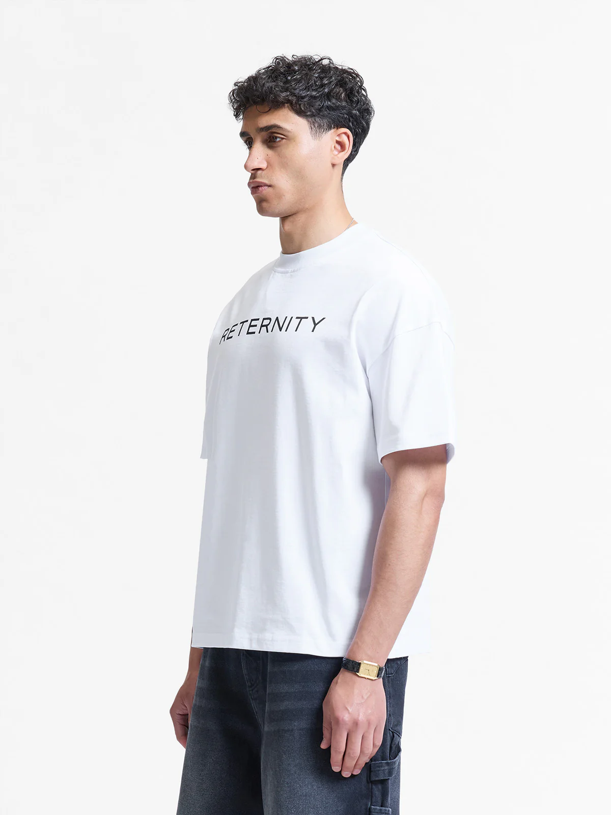 LOGO T-SHIRT - WHITE - Image 3