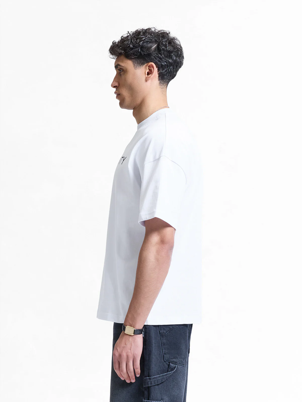 LOGO T-SHIRT - WHITE - Image 4