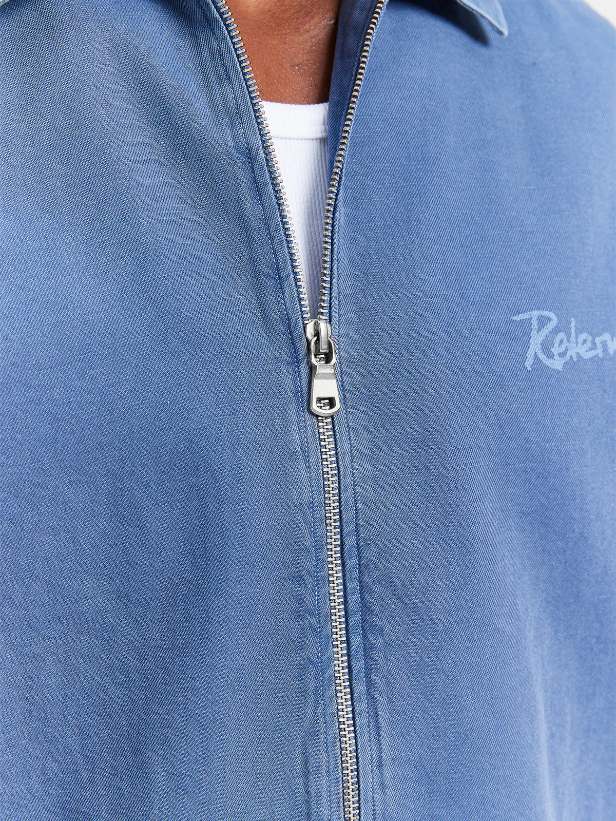 LUMÉVO CANVAS ZIP-SHIRT - BLUE - Image 9