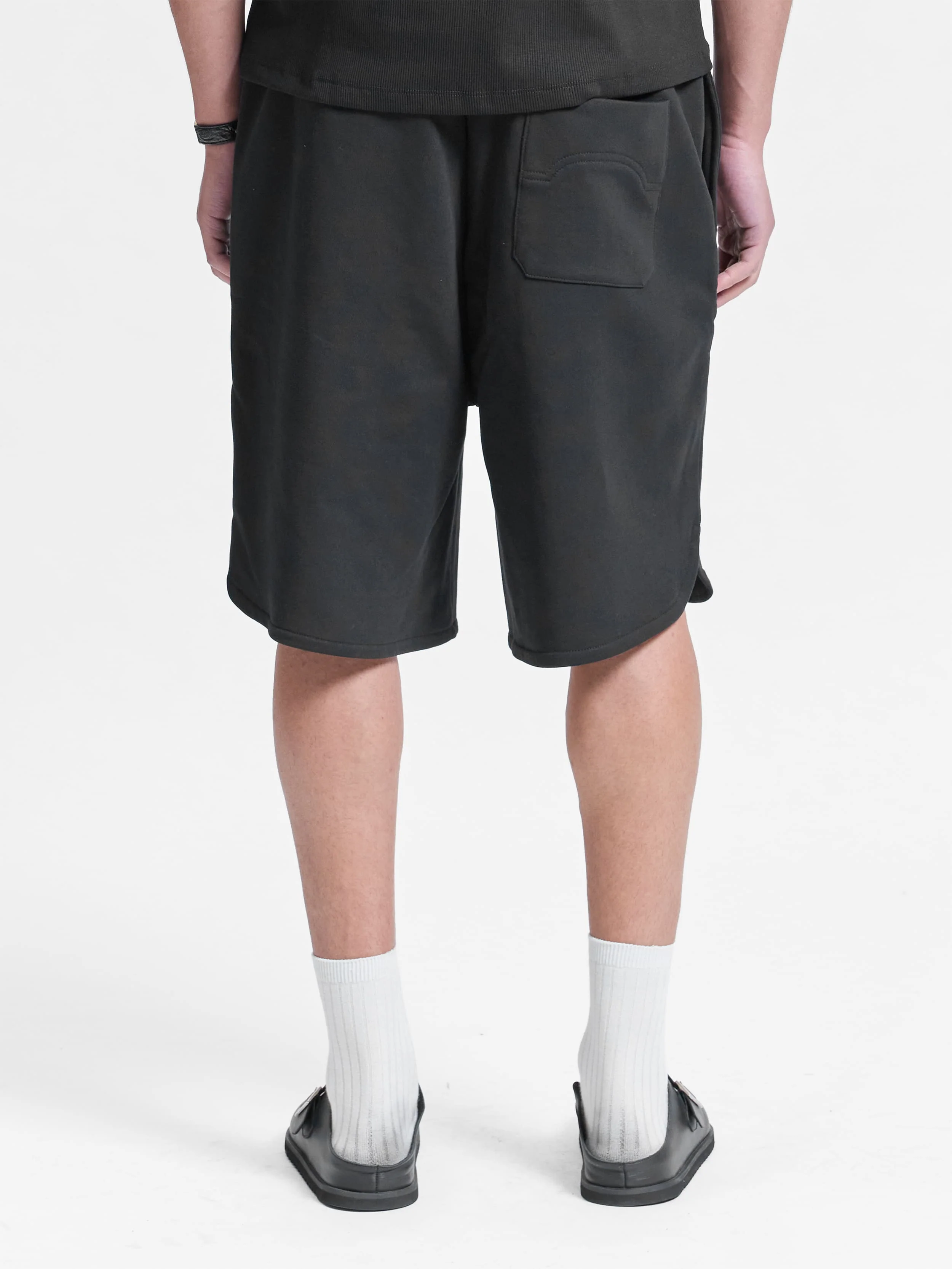 NOTRE DAME COTTON SHORTS - BLACK - Image 5