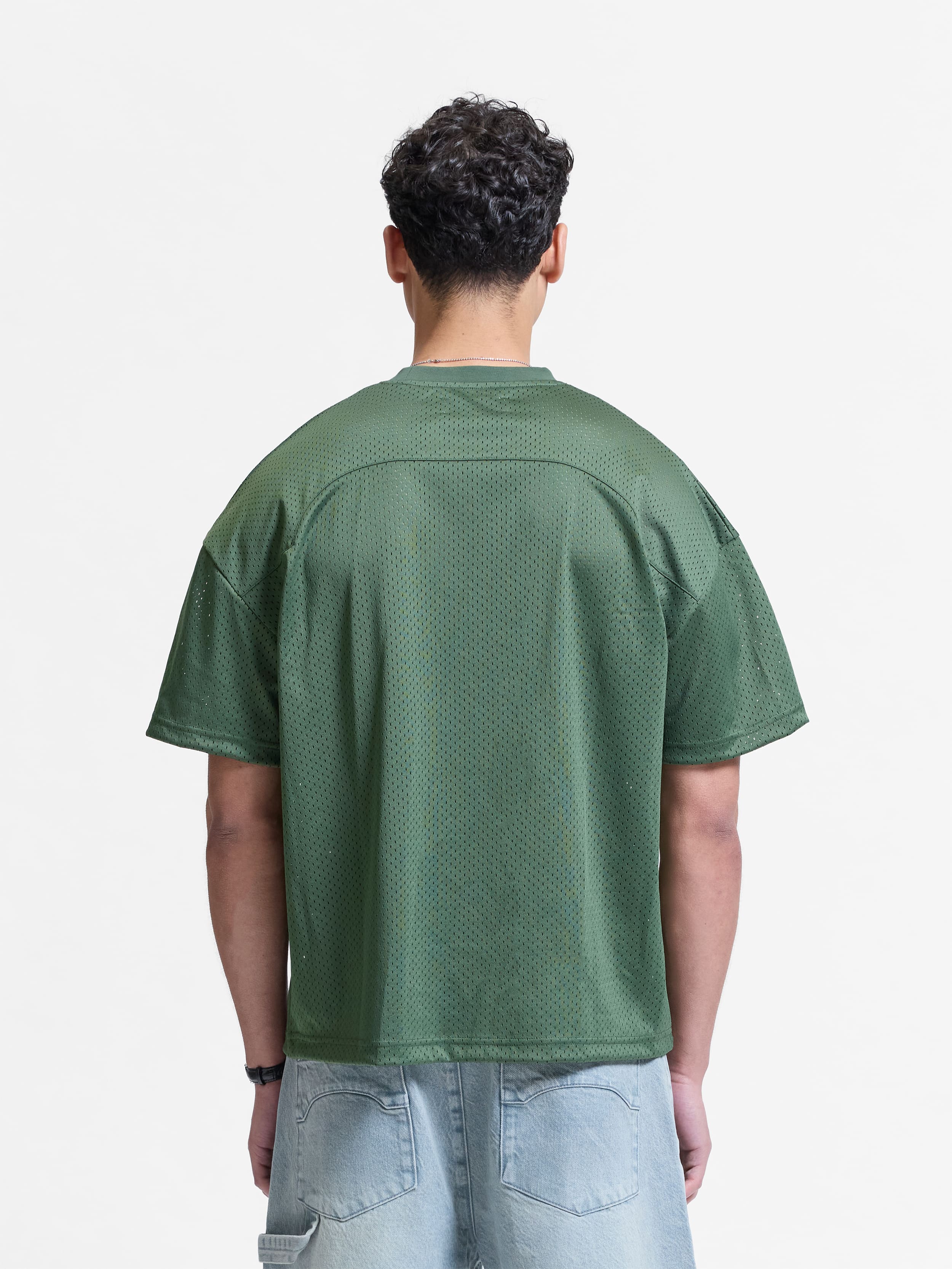 NOTRE DAME MESH T-SHIRT - GREEN - Image 5