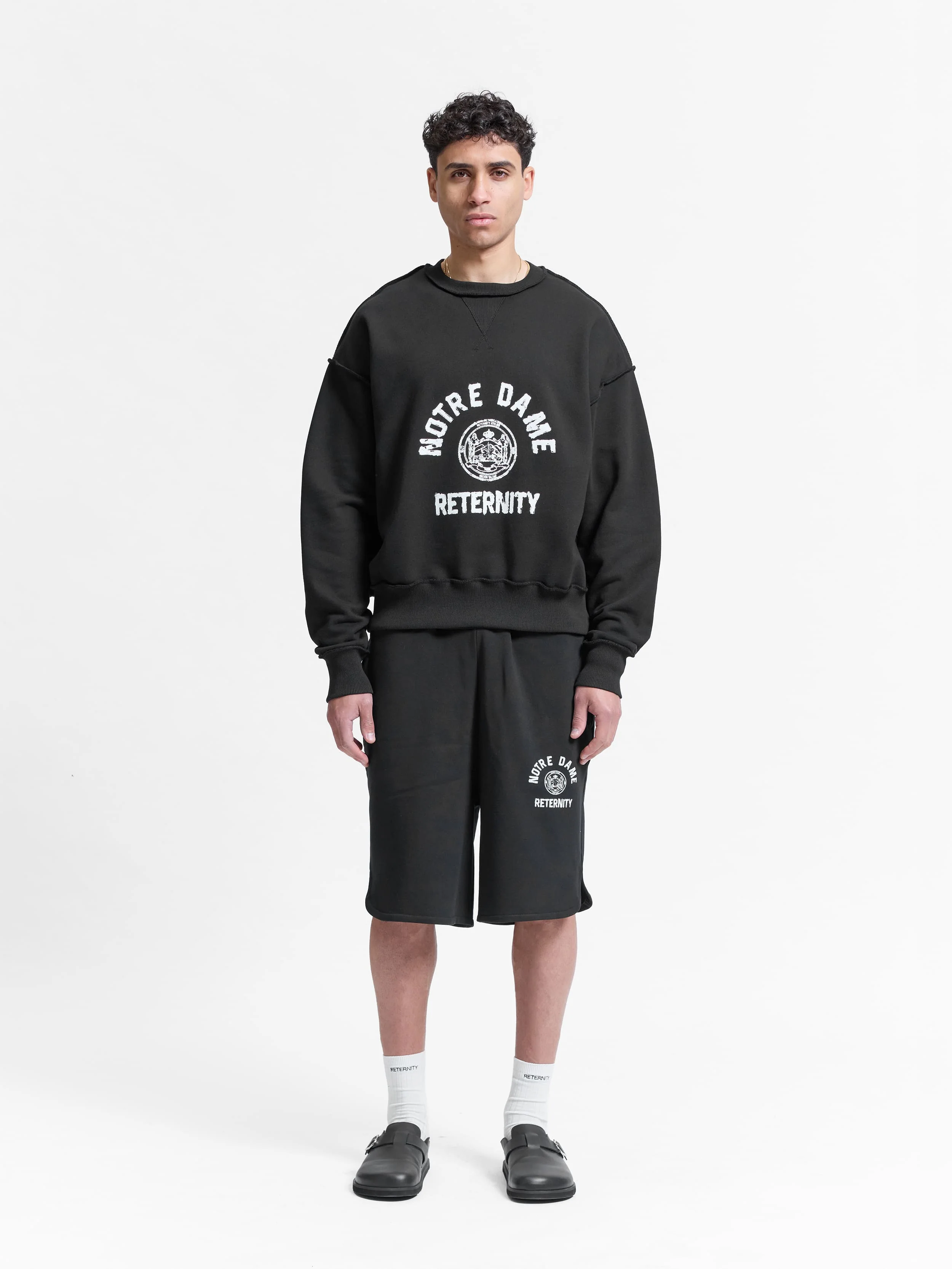 NOTRE DAME SWEATER - BLACK - Image 6