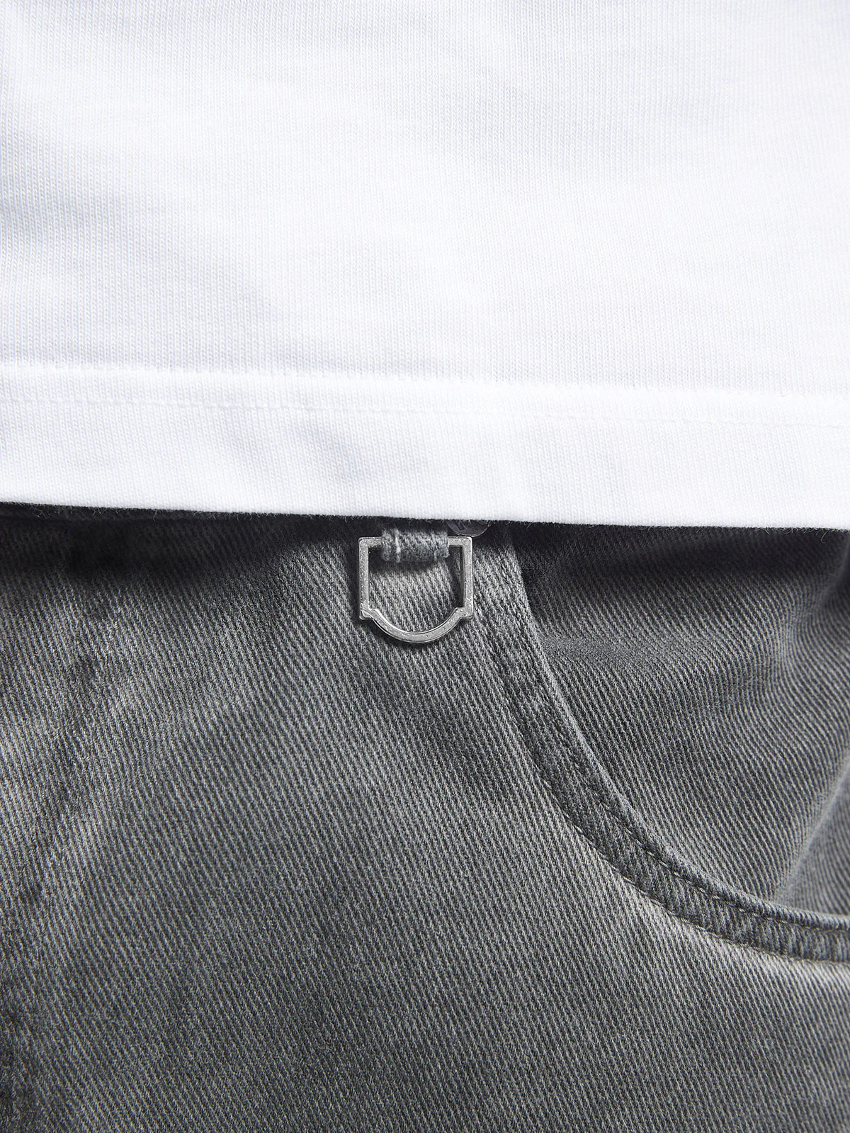 OIL WASHED CARGO PANTS - BLACK - Image 8