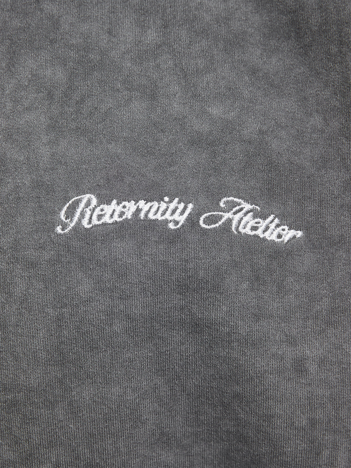 OIL WASHED WAFFLE LONGSLEEVE - VINTAGE GREY - Image 9