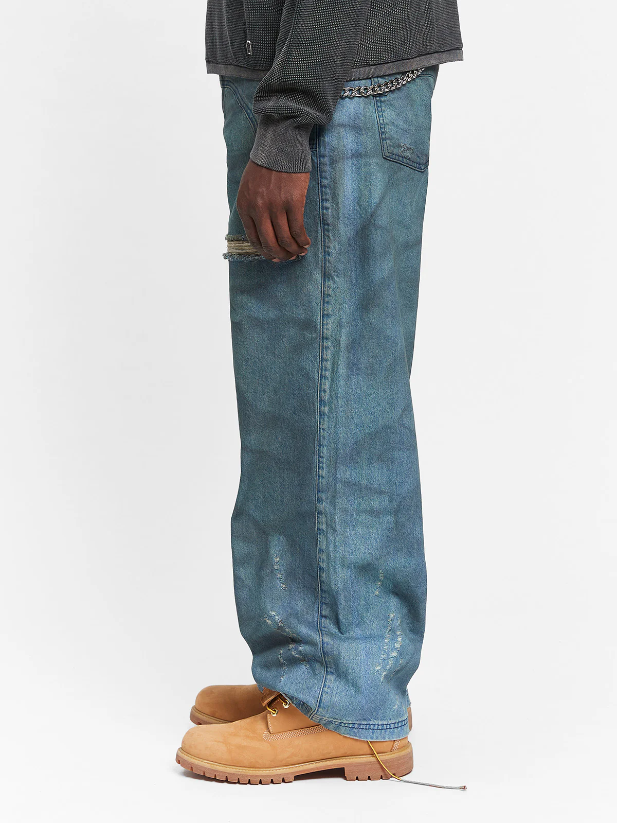 PAINTED ARTISAN DENIM - WASHED BLUE - Image 4