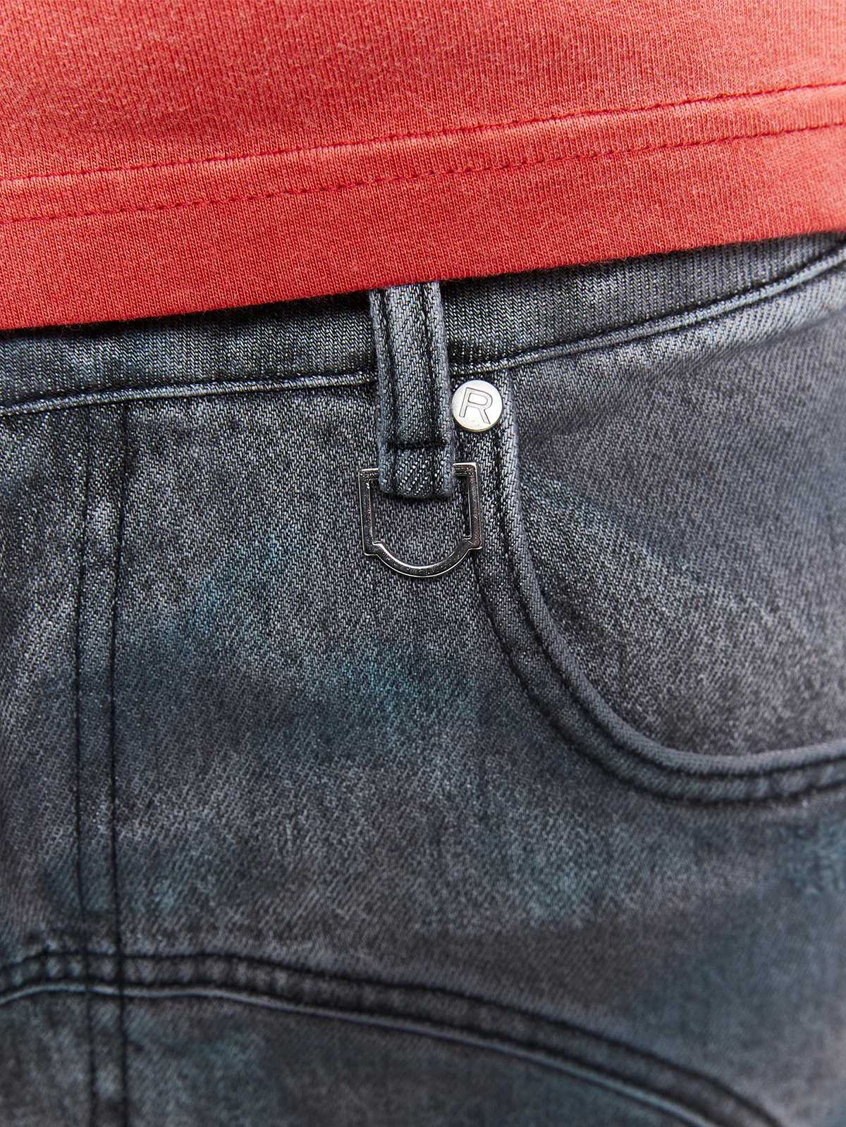 PAINTED ARTISAN SHORTS - WASHED GREY - Image 7