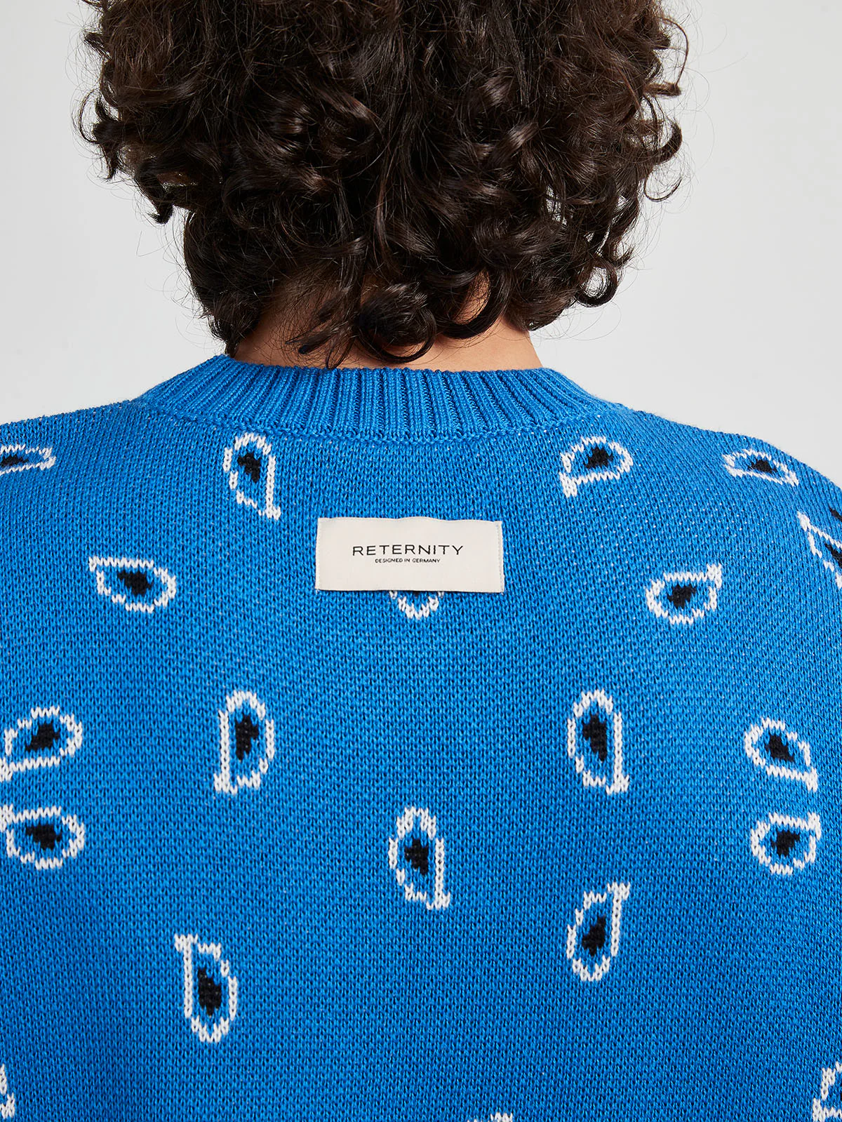 PAISLEY KNIT - ROYAL BLUE - Image 7