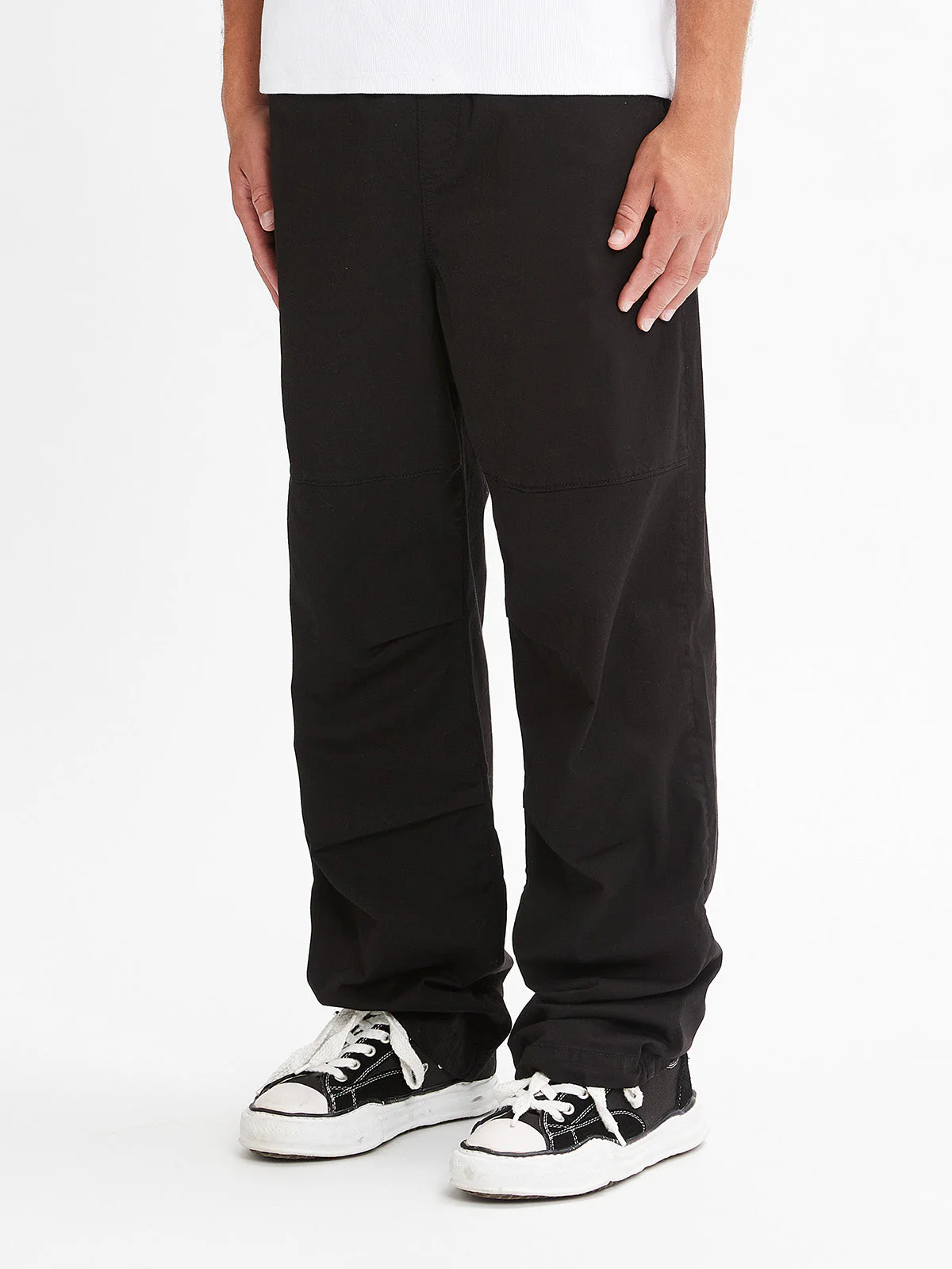 PARACHUTE PANTS - BLACK - Image 3