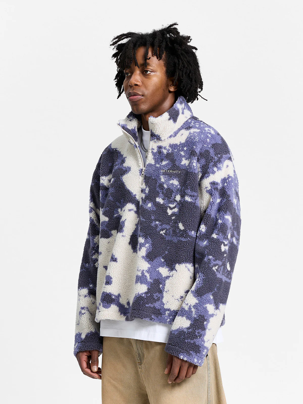 RETERNITY FLEECE HALF ZIP - ACID PURPLE - Image 3
