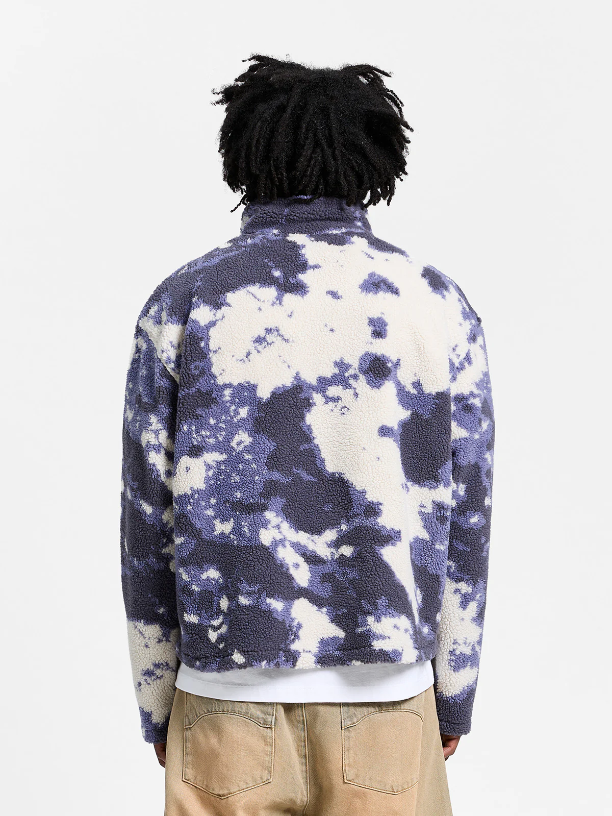 RETERNITY FLEECE HALF ZIP - ACID PURPLE - Image 5