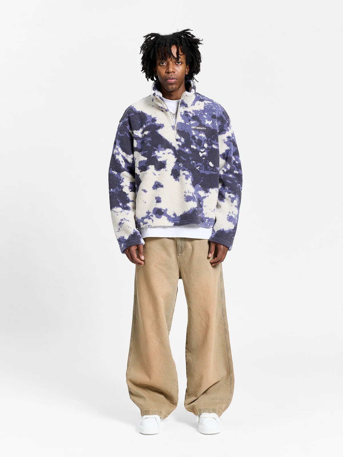 RETERNITY FLEECE HALF ZIP - ACID PURPLE - Image 6