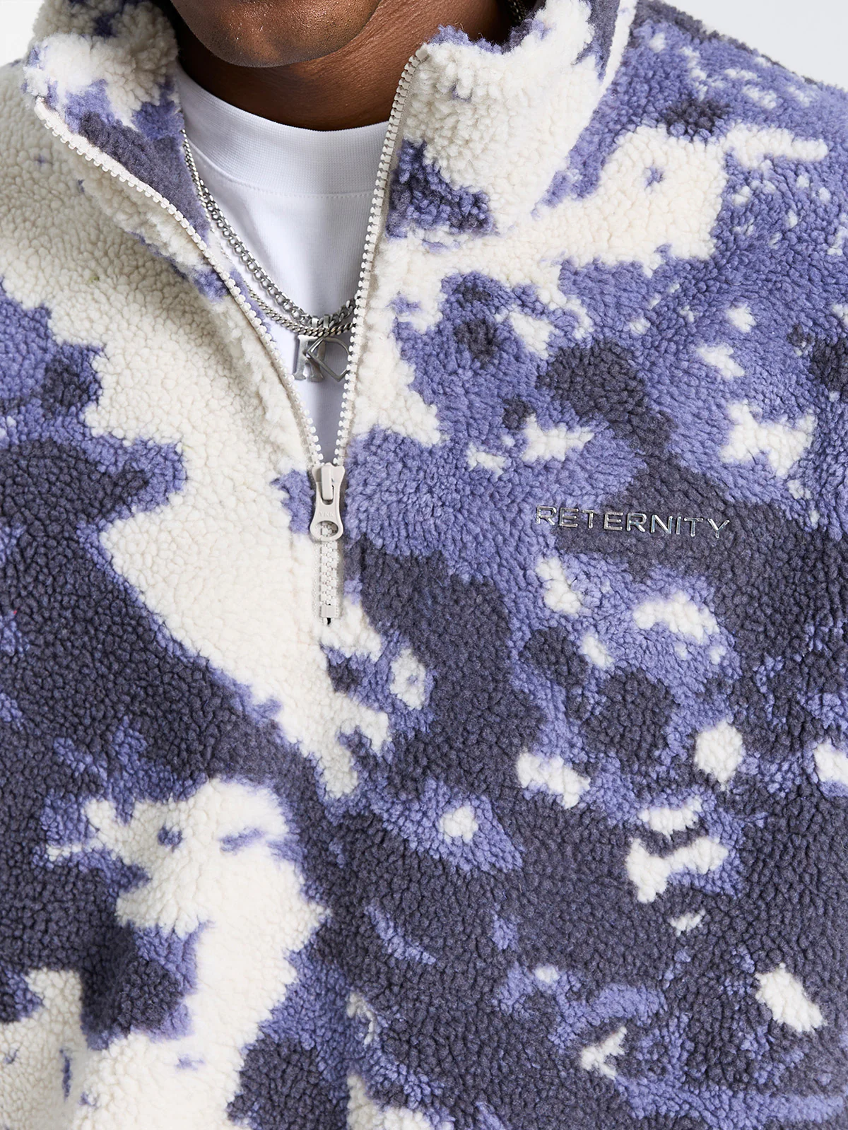 RETERNITY FLEECE HALF ZIP - ACID PURPLE - Image 8