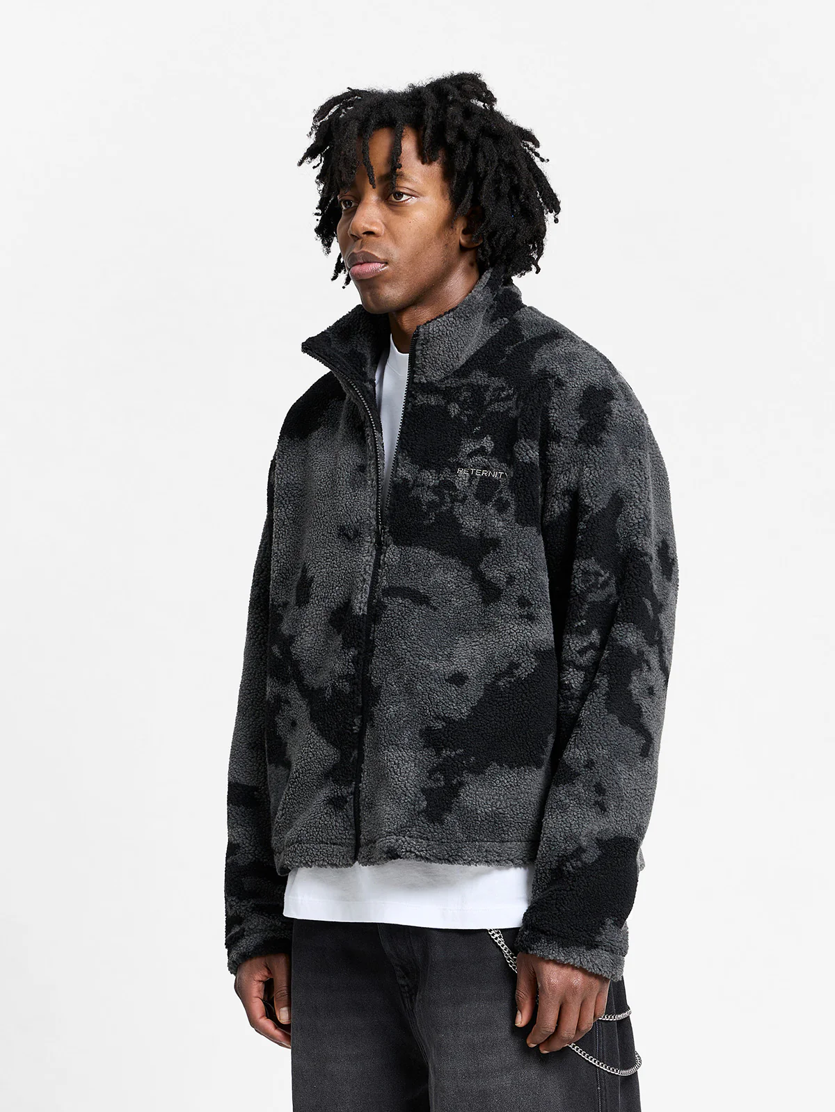 RETERNITY FLEECE JACKET - ACID BLACK - Image 3