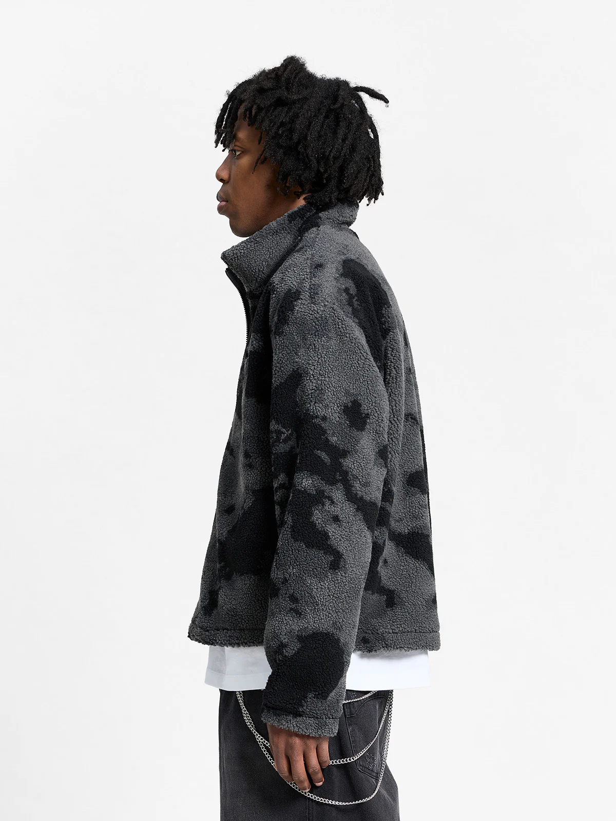 RETERNITY FLEECE JACKET - ACID BLACK - Image 4