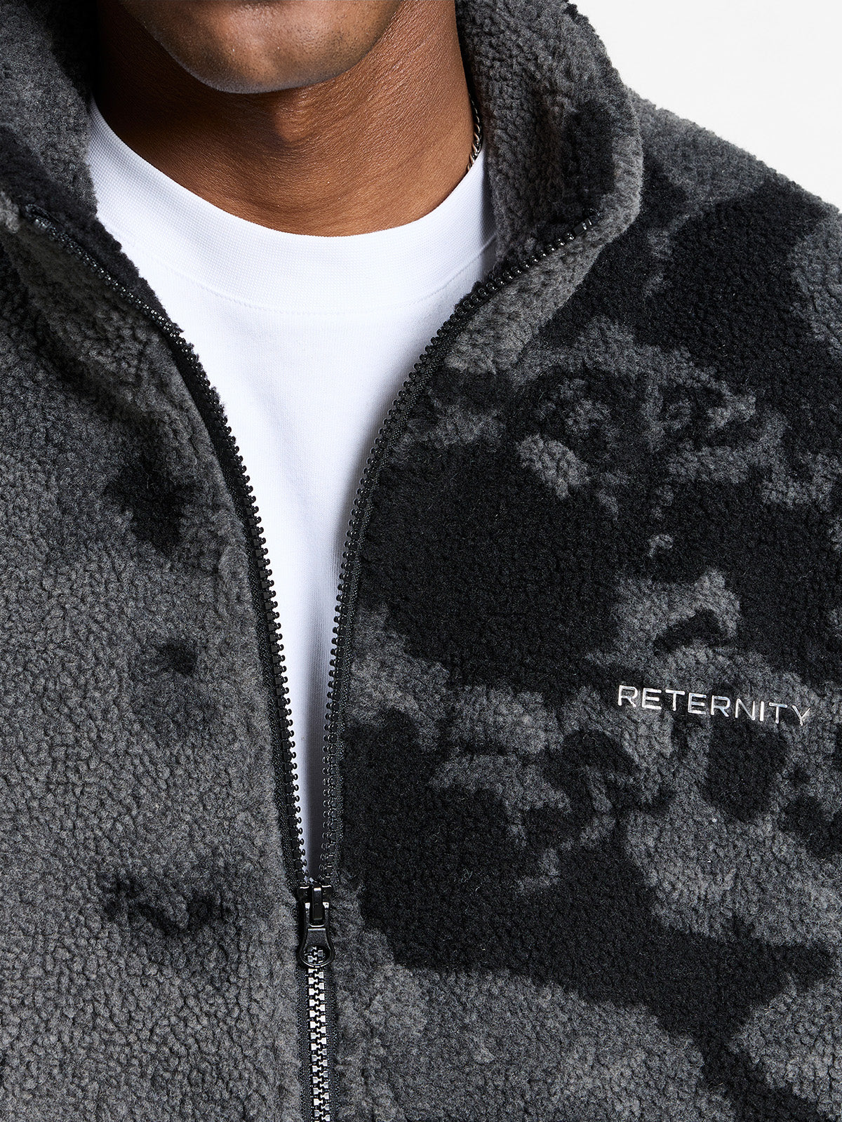 RETERNITY FLEECE JACKET - ACID BLACK - Image 8