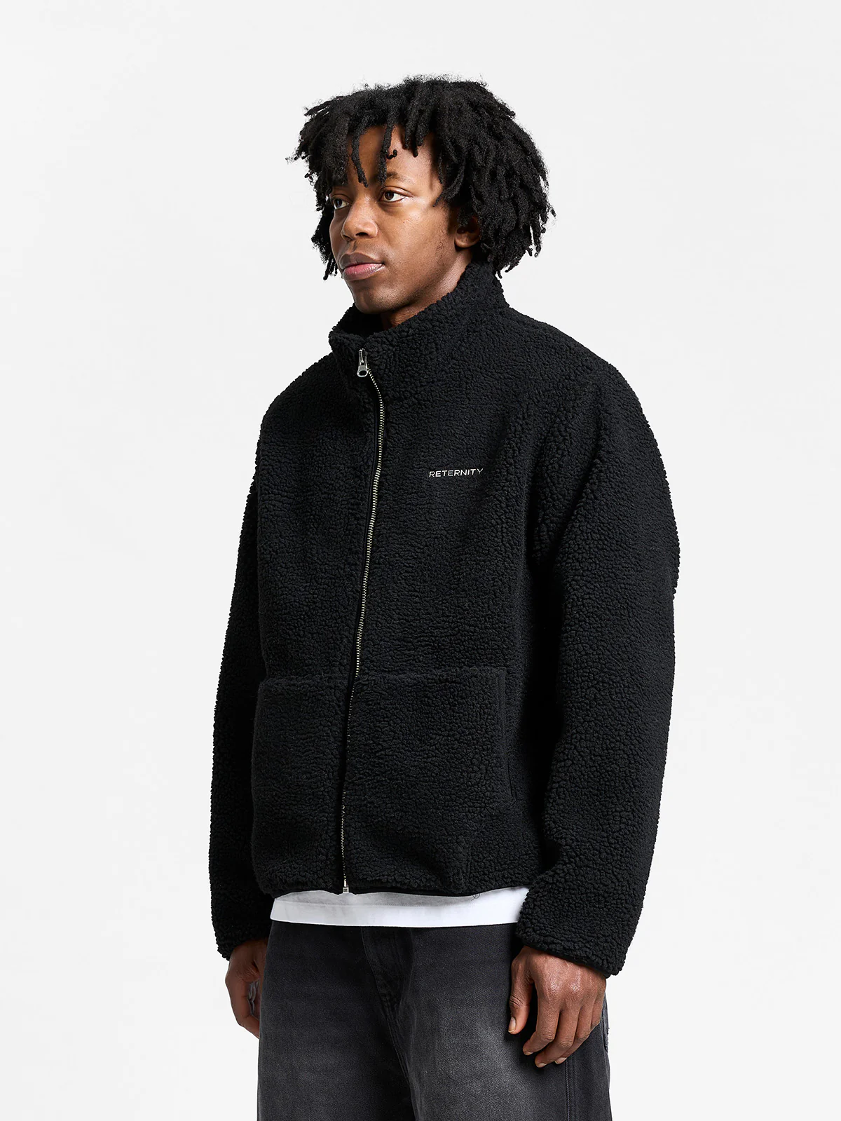 RETERNITY FLEECE JACKET - BLACK - Image 3