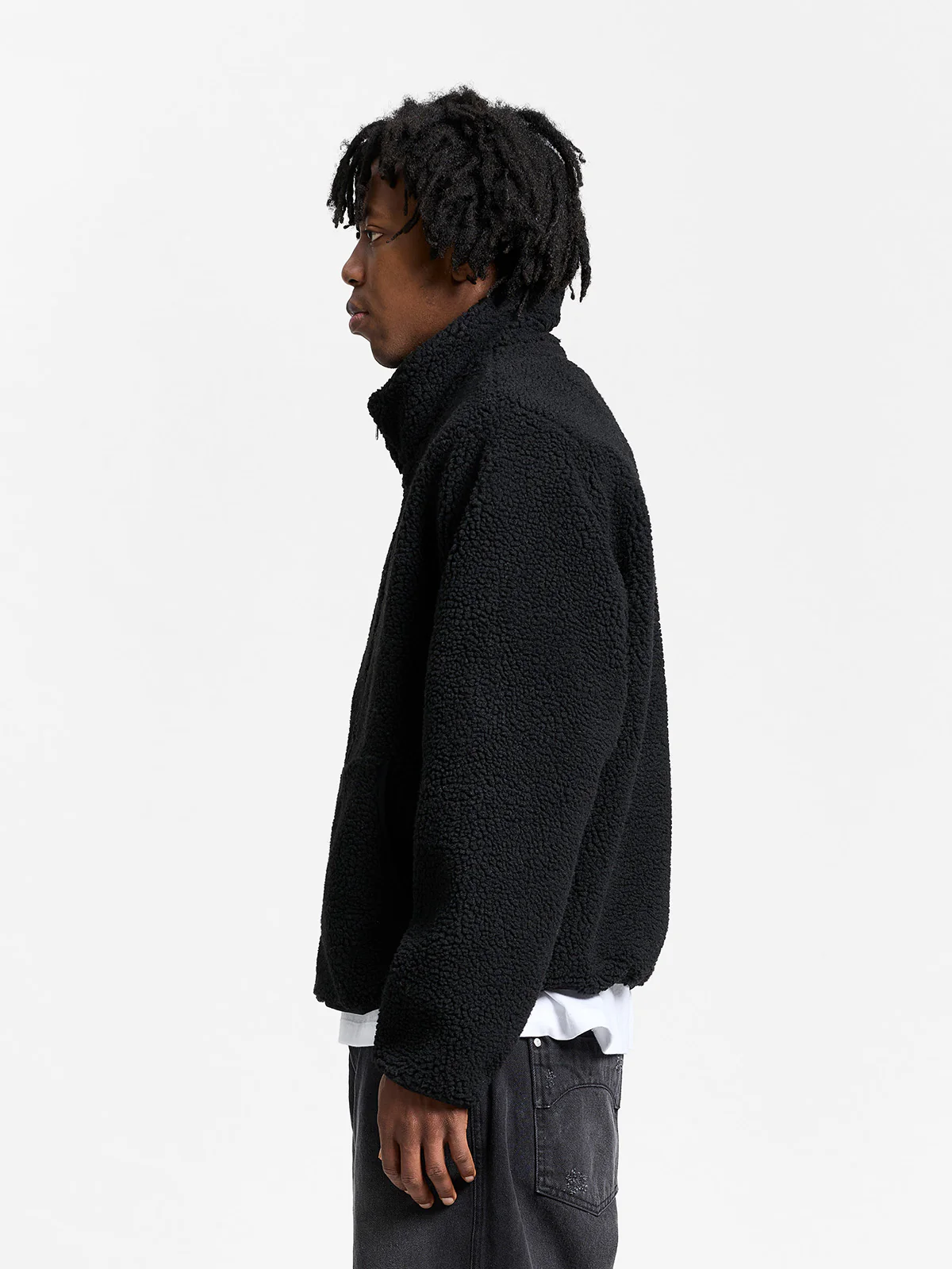 RETERNITY FLEECE JACKET - BLACK - Image 4