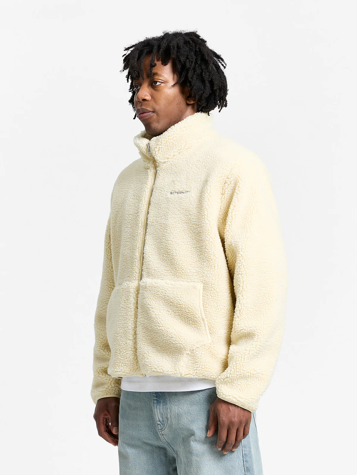 RETERNITY FLEECE JACKET - CREAM - Image 3