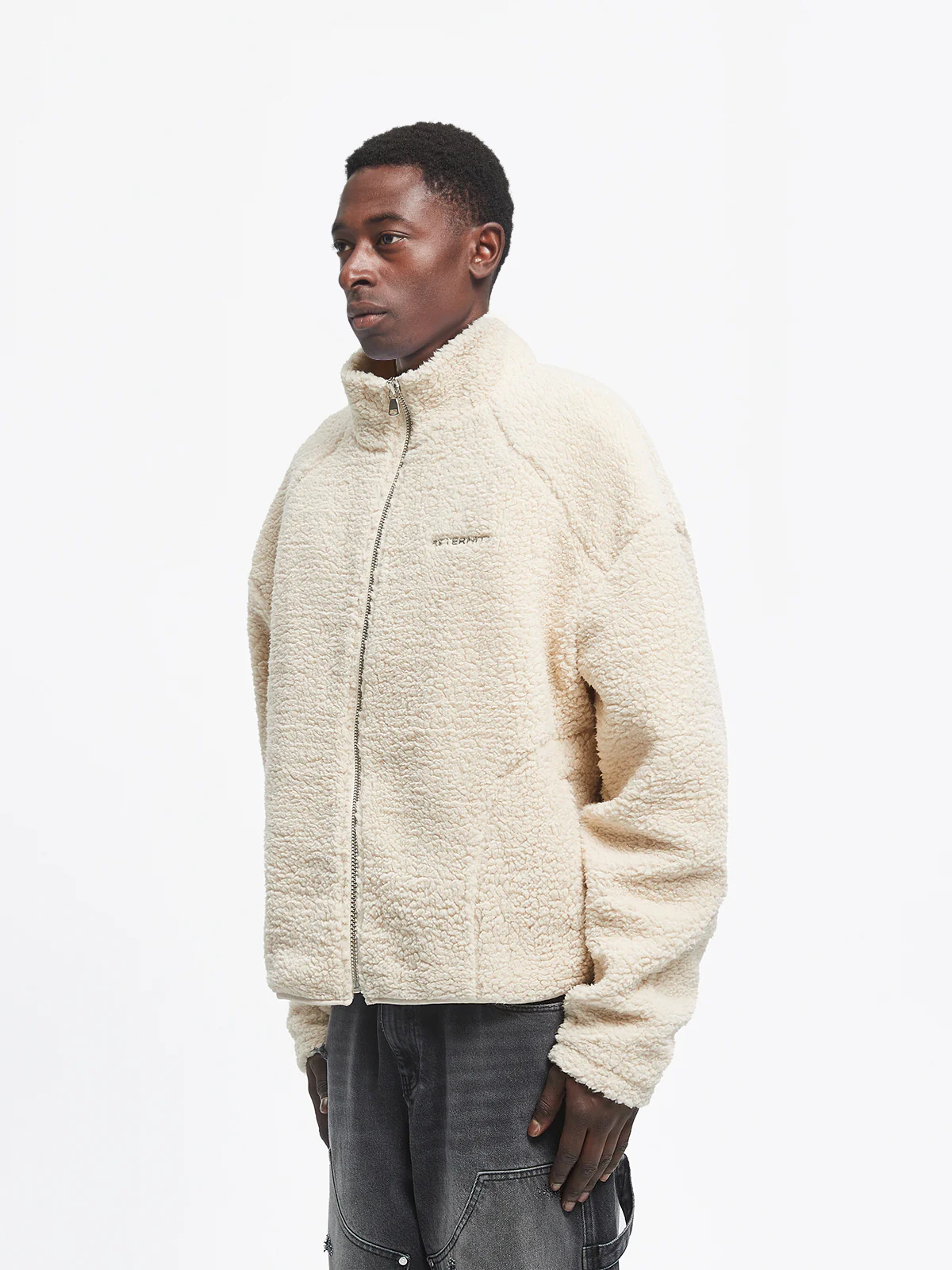 RETERNITY FLEECE JACKET - CREAM - Image 4