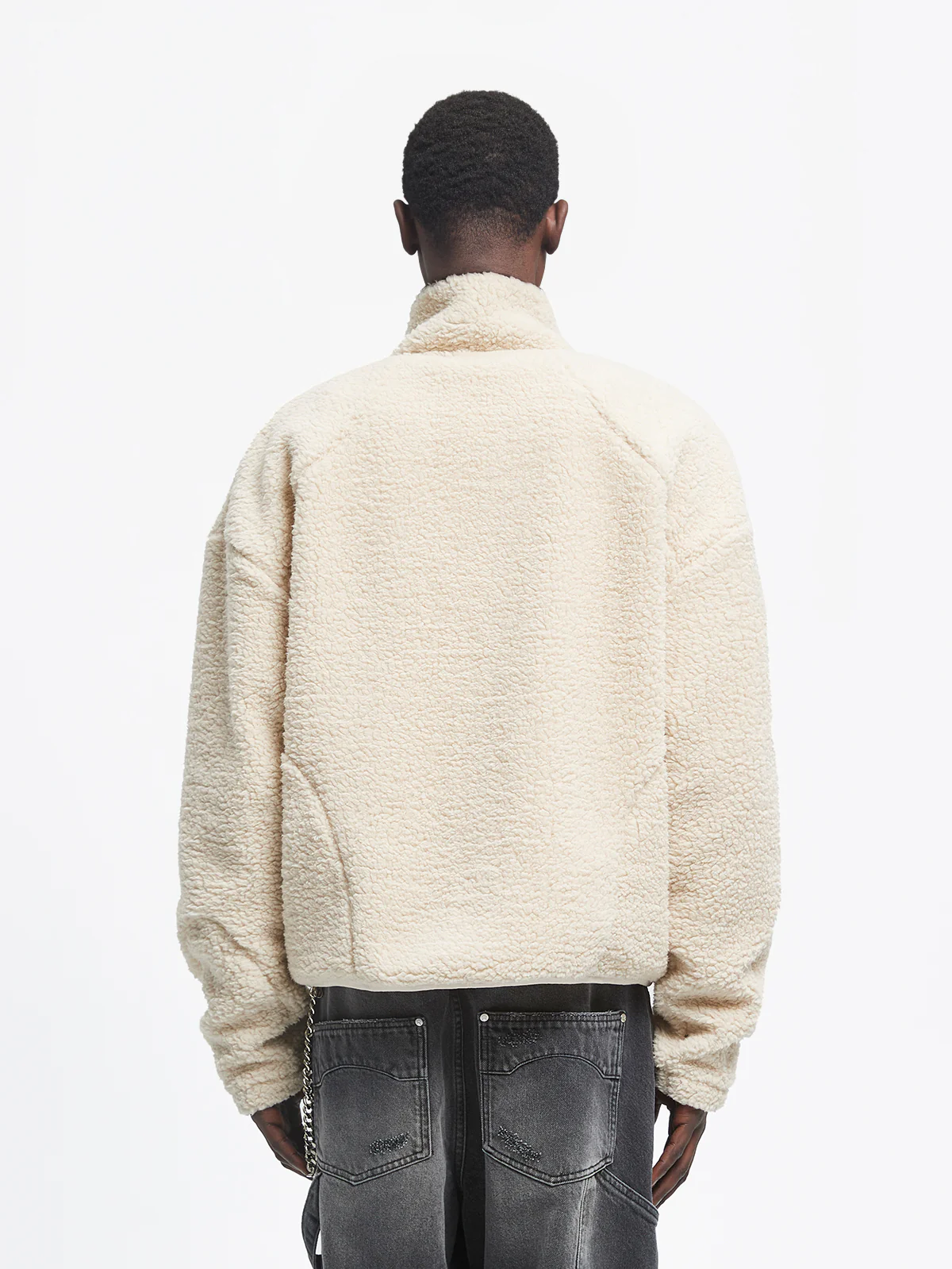 RETERNITY FLEECE JACKET - CREAM - Image 5