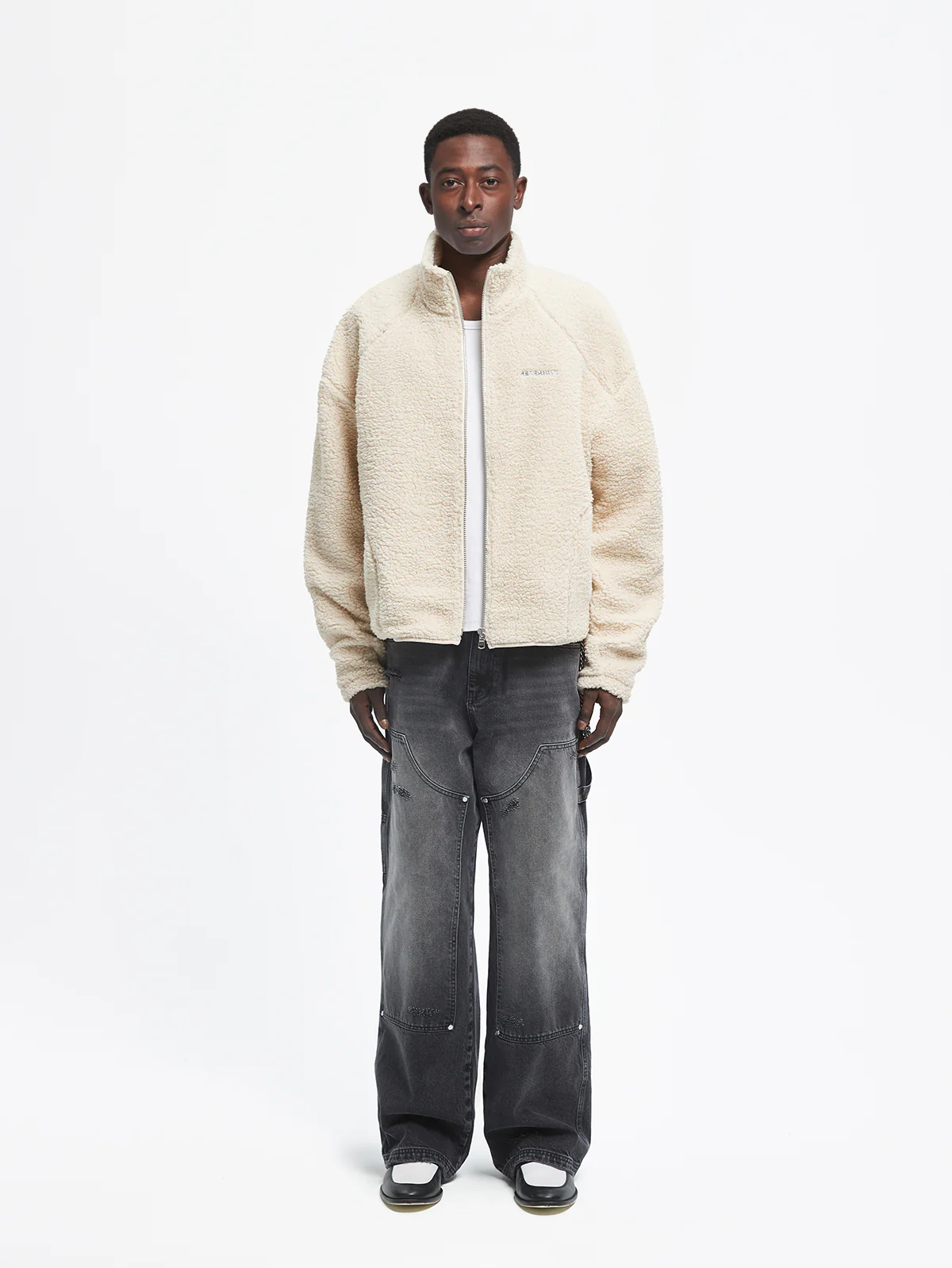 RETERNITY FLEECE JACKET - CREAM - Image 6