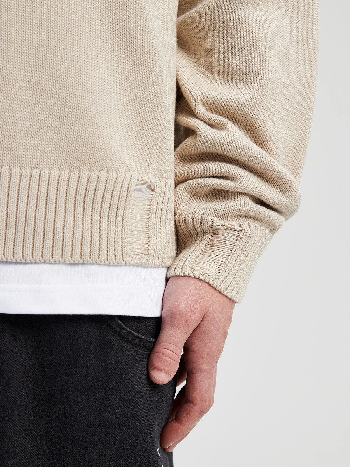 RETERNITY KNIT SWEATER - TAUPE - Image 10