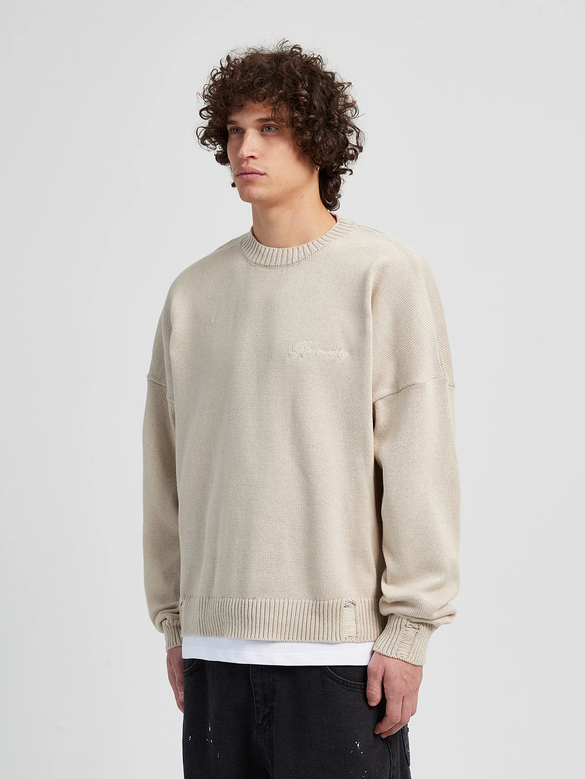 RETERNITY KNIT SWEATER - TAUPE - Image 3