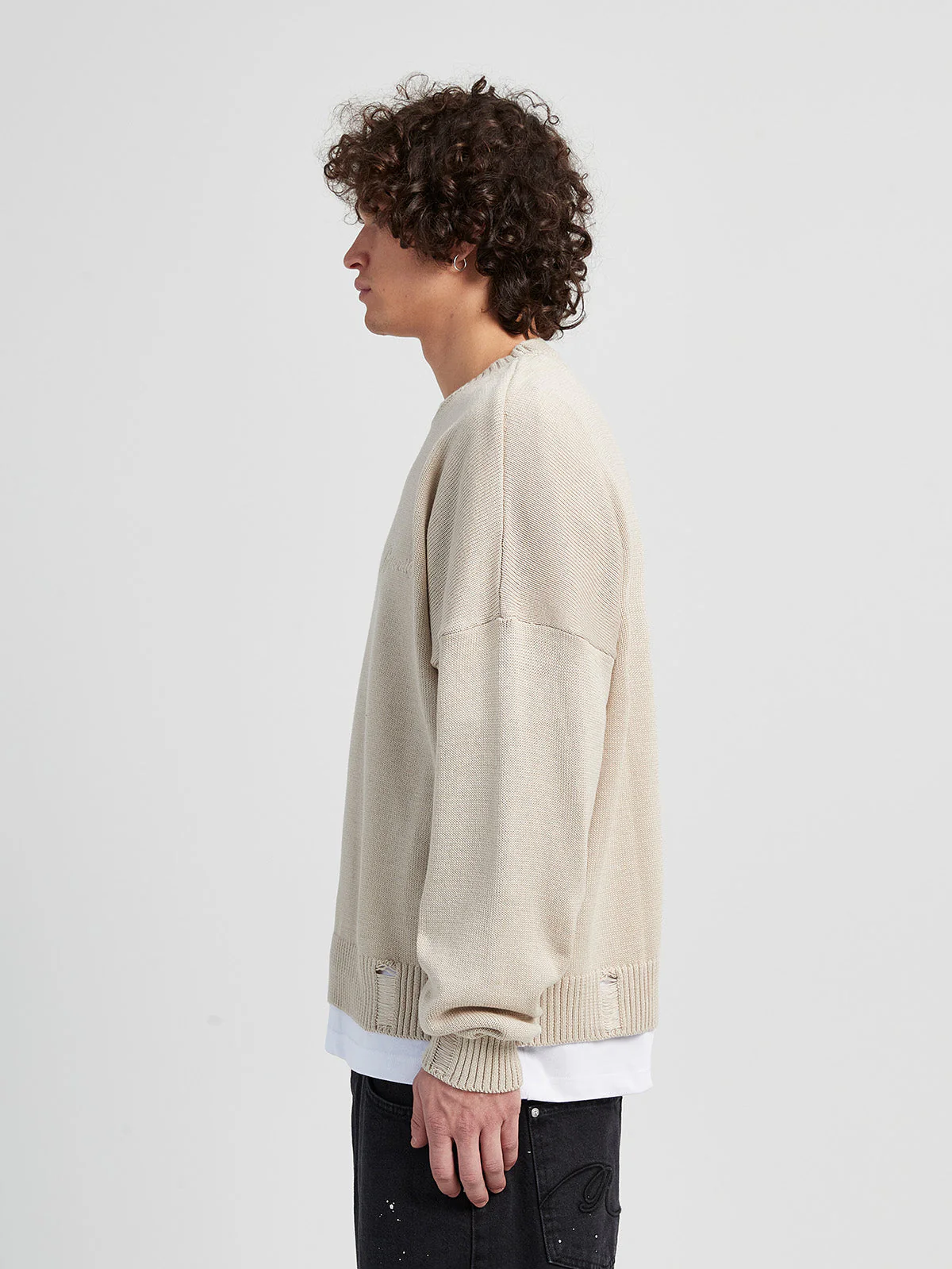 RETERNITY KNIT SWEATER - TAUPE - Image 4