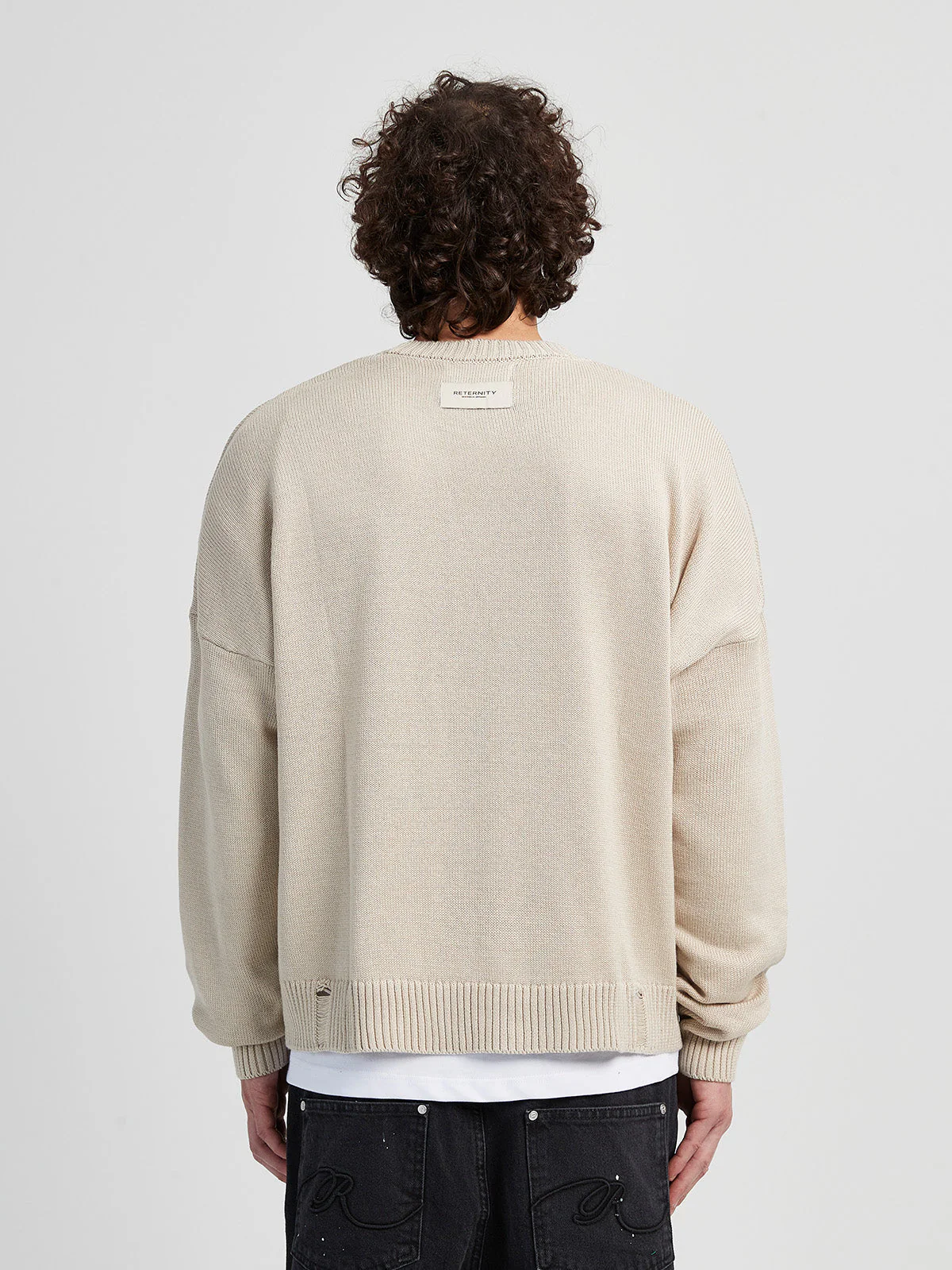 RETERNITY KNIT SWEATER - TAUPE - Image 5