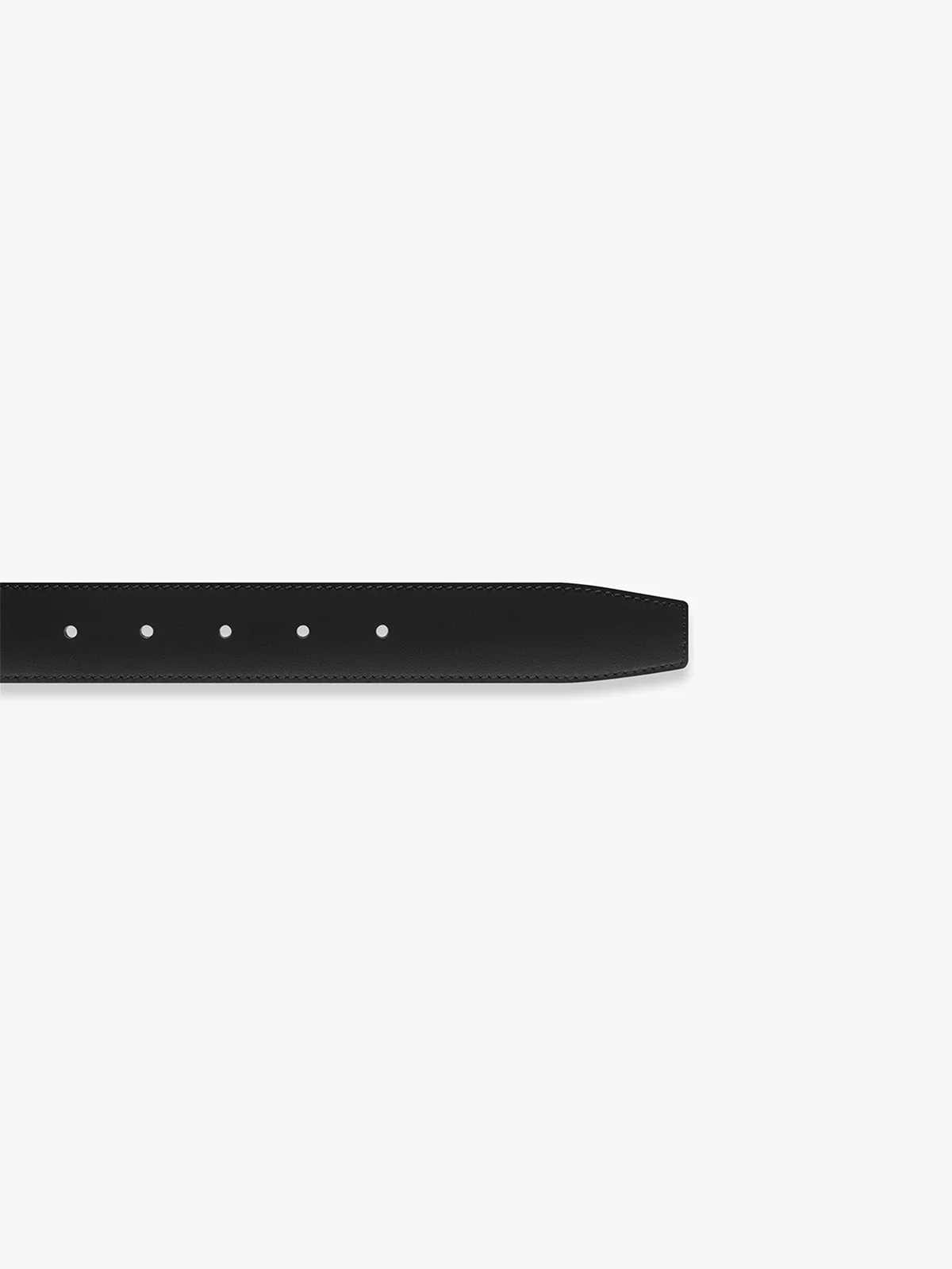 REVERSIBLE SIGNE BELT - BLACK/BLUE - Image 5