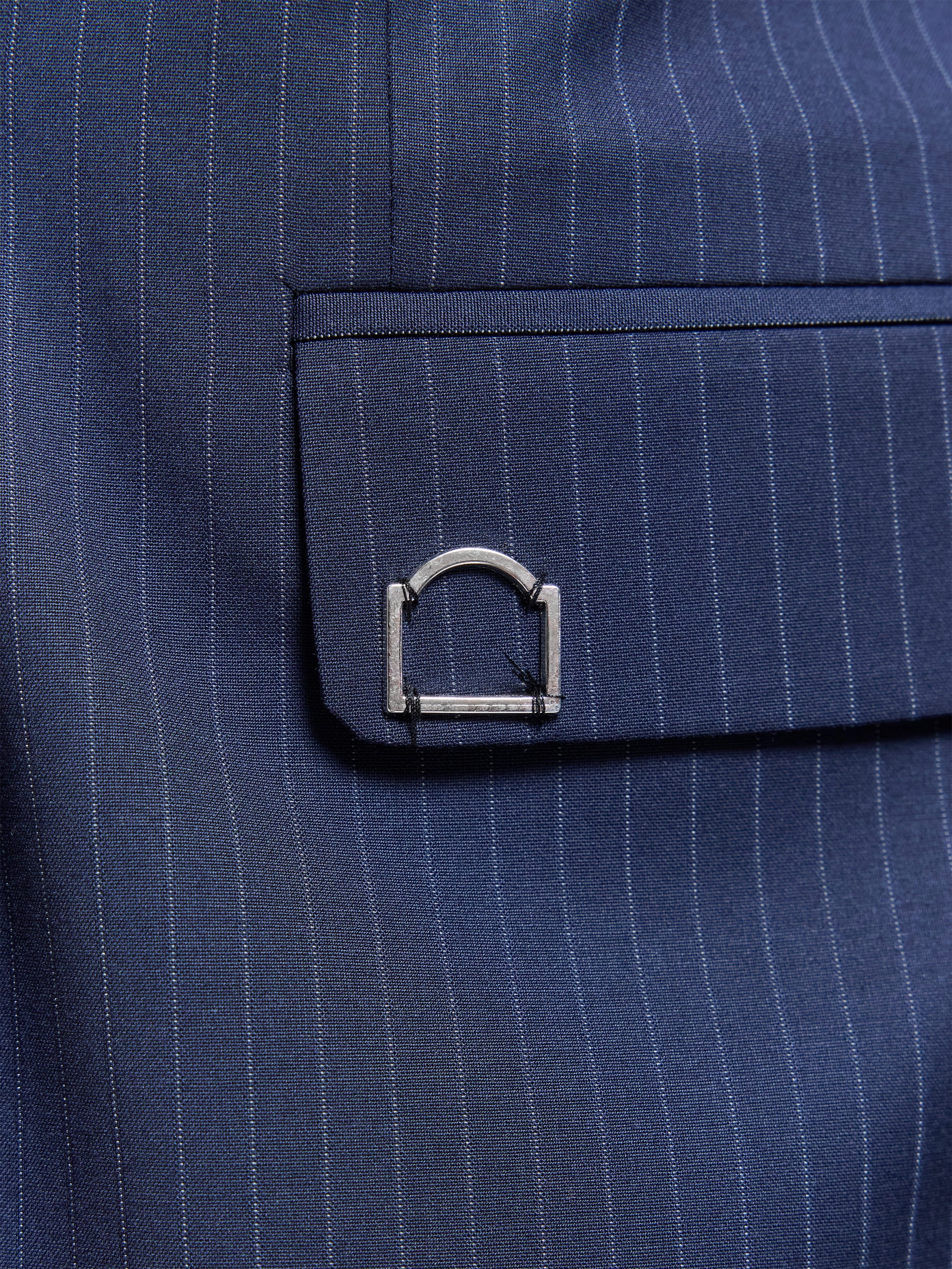 SIGNE BLAZER - PINSTRIPE BLUE - Image 7