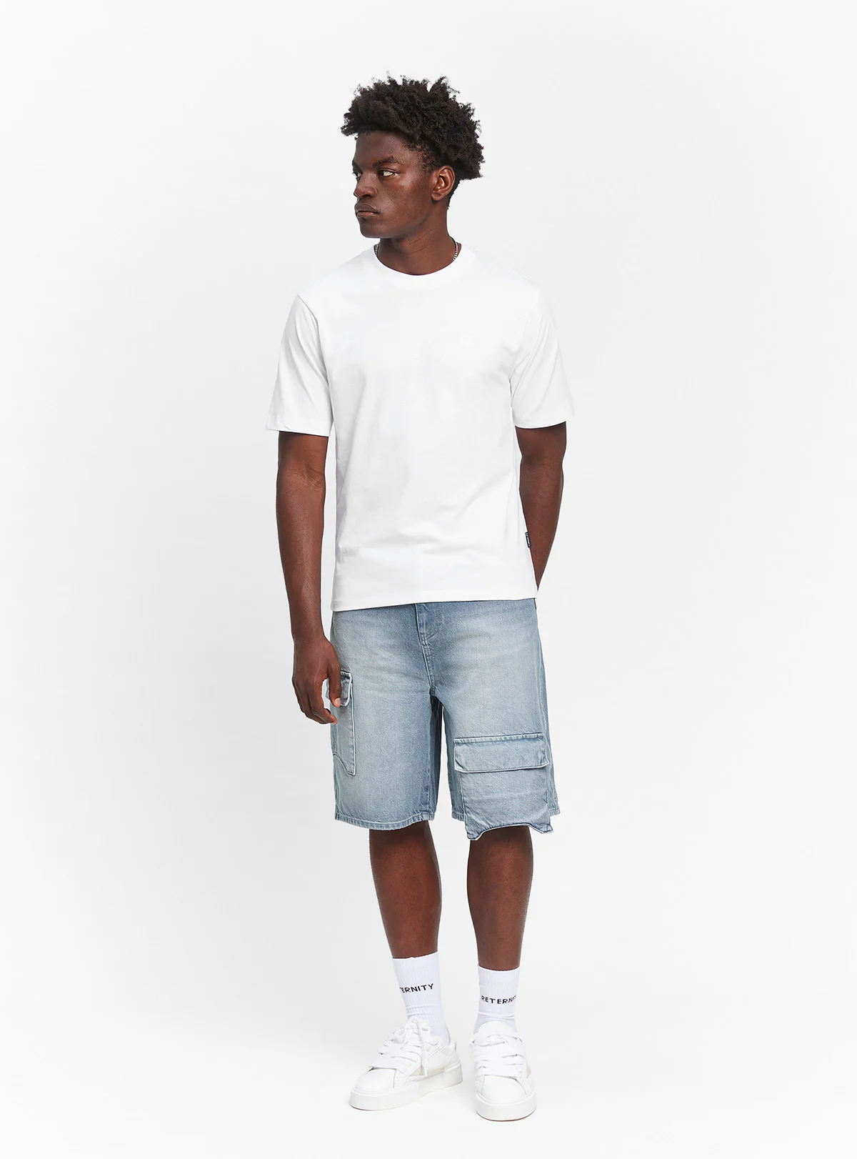 SIGNE FITTED T-SHIRT - WHITE - Image 6