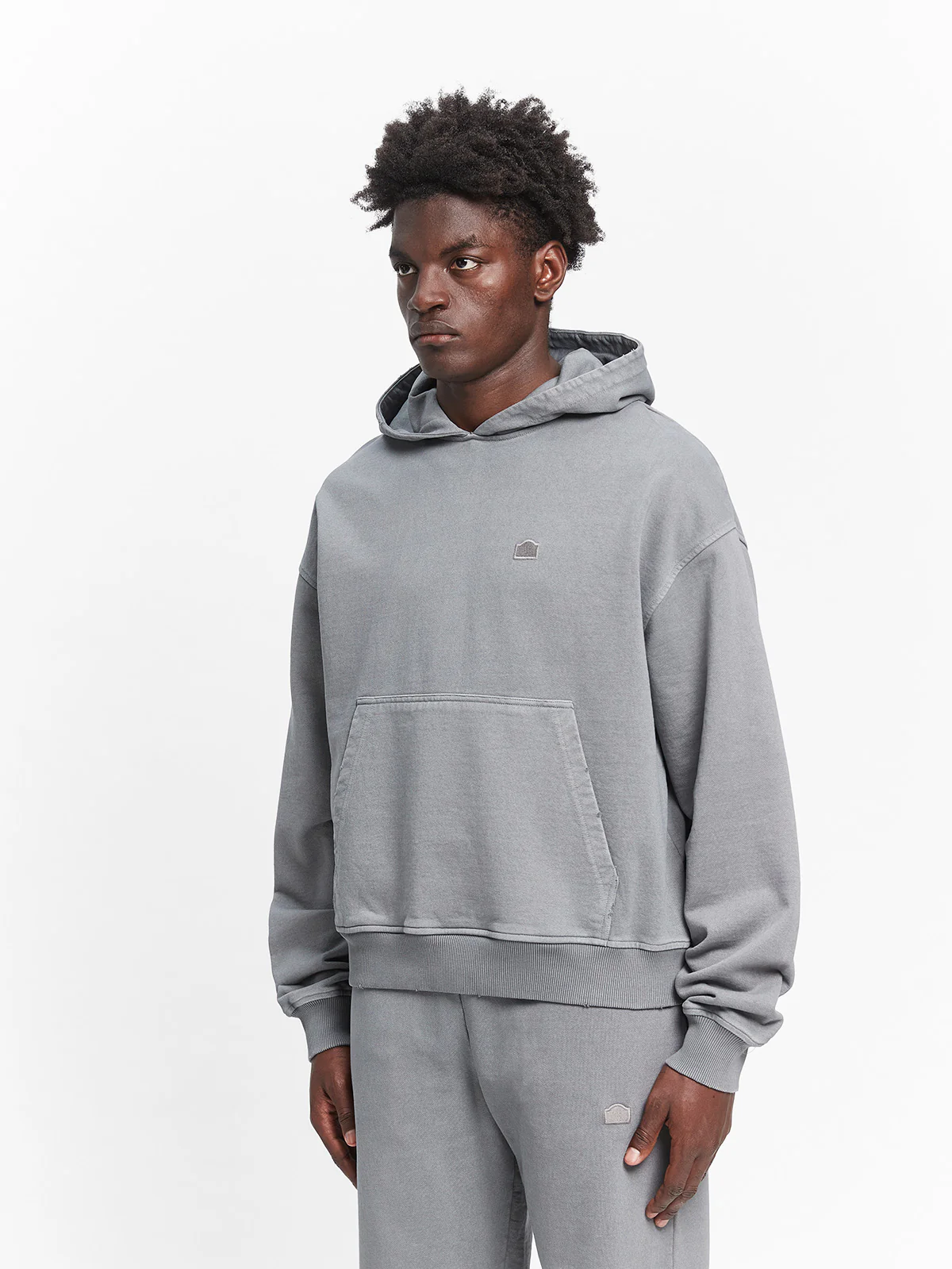 SIGNE HOODIE - WASHED GREY - Image 3