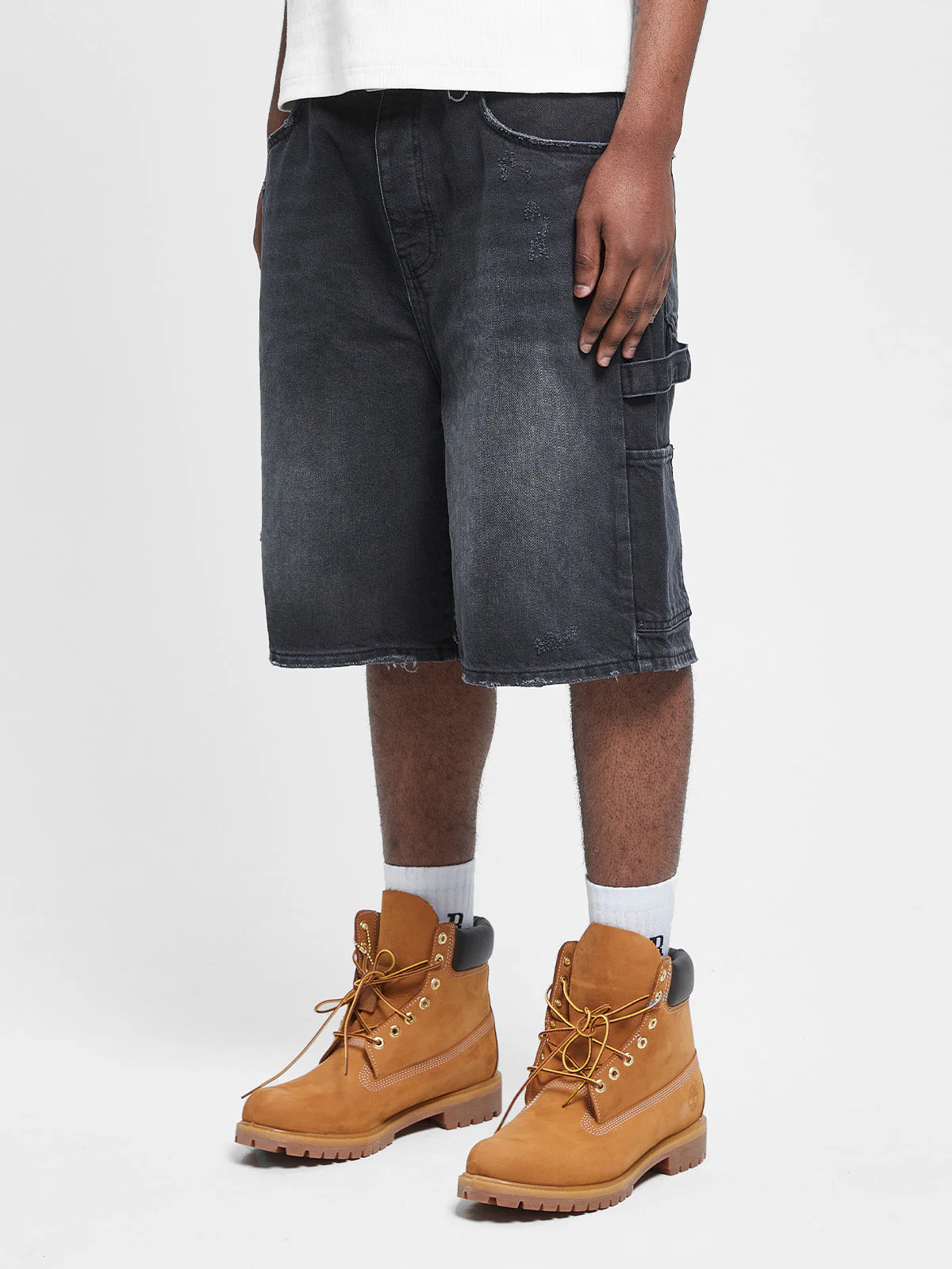 SIGNE JORTS - WASHED BLACK - Image 3