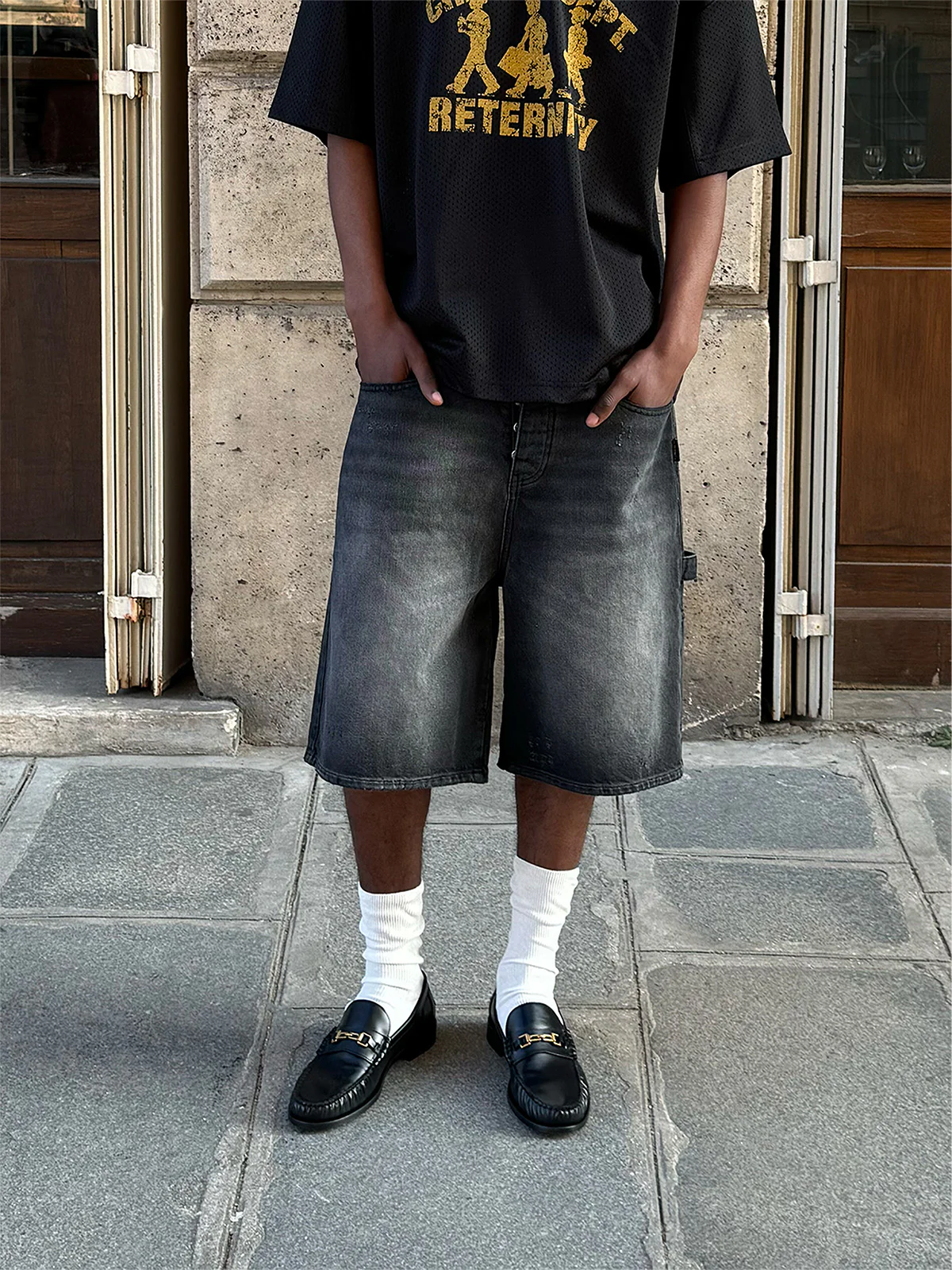 SIGNE JORTS - WASHED BLACK - Image 5
