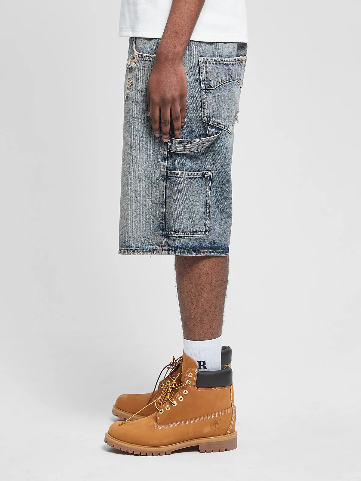 SIGNE JORTS - WASHED BLUE - Image 5