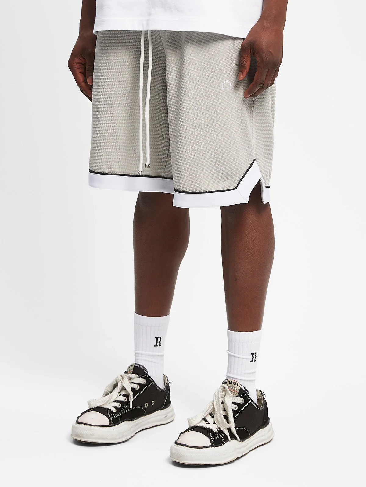 SIGNE MESH SHORTS - FADED GREY - Image 3