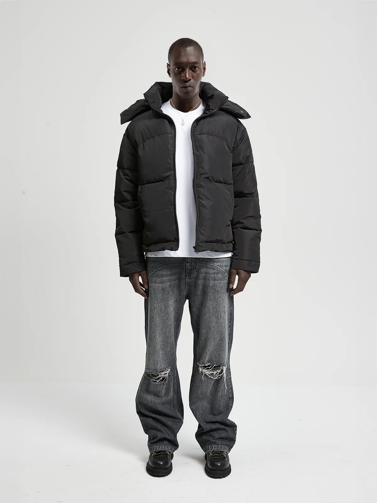 SIGNE PUFFER JACKET - BLACK - Image 7