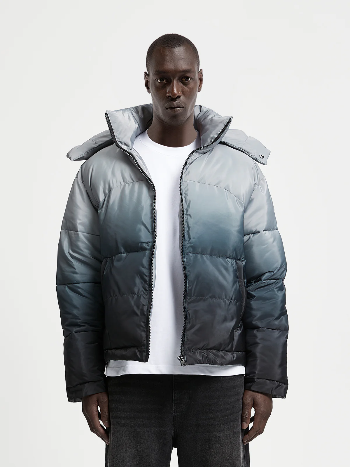 SIGNE PUFFER JACKET - FADED GREY - Image 3